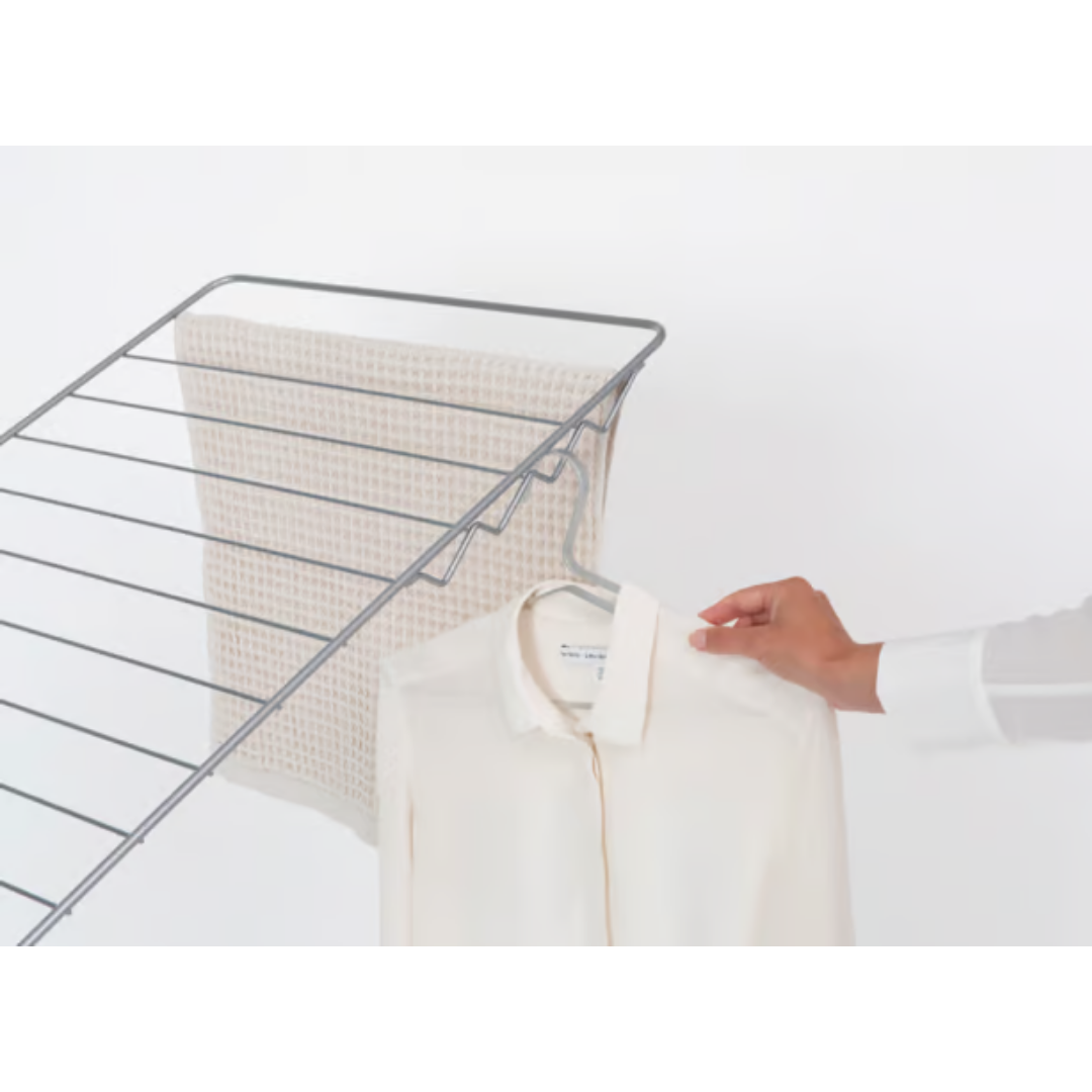 Brabantia Trockengestell HangOn 25m mit Kleiderstange – Bild 5