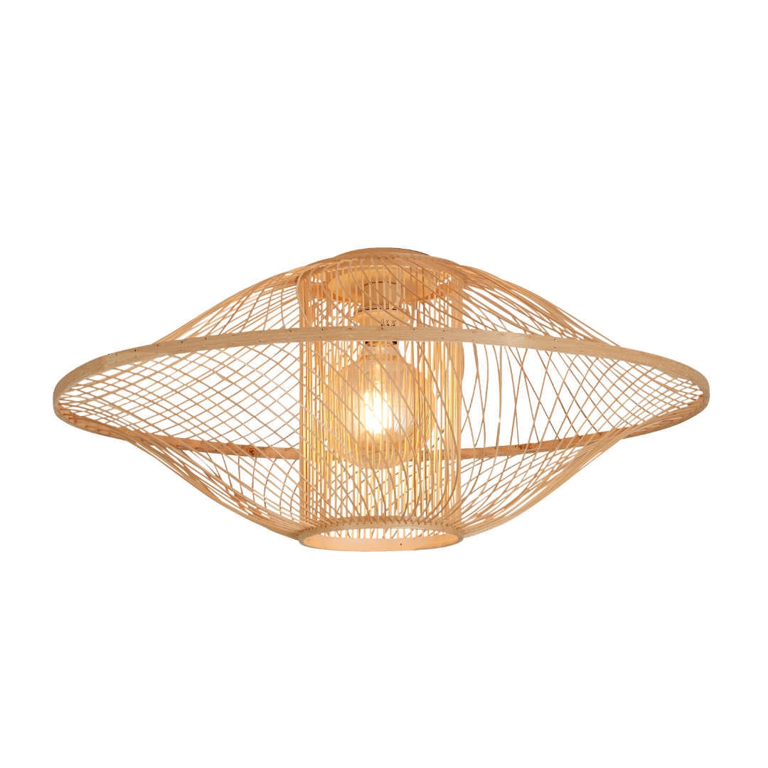 Pendant lamp Machu Picchu Bamboo/Shade ø57xh.27cm