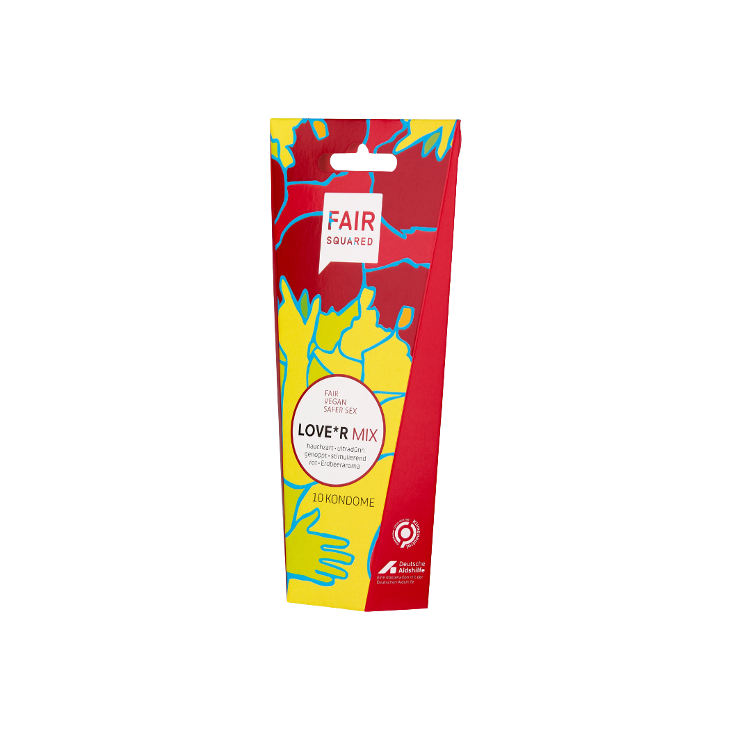 Fair Squared Vegane Kondome Love*r Mix 10 Stück – Bild 2