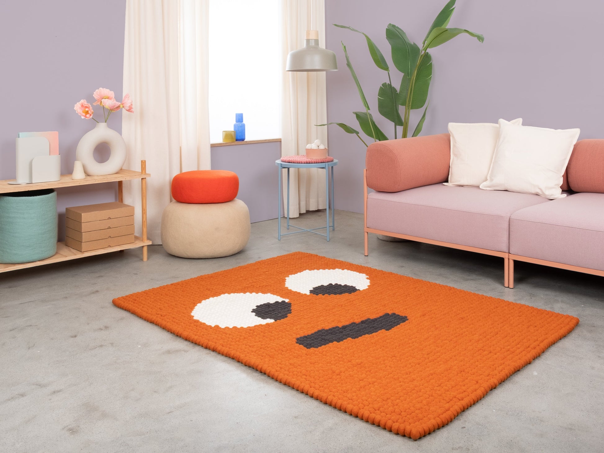 myfelt Dieter Filzkugelteppich aus Schurwolle – Bild 4