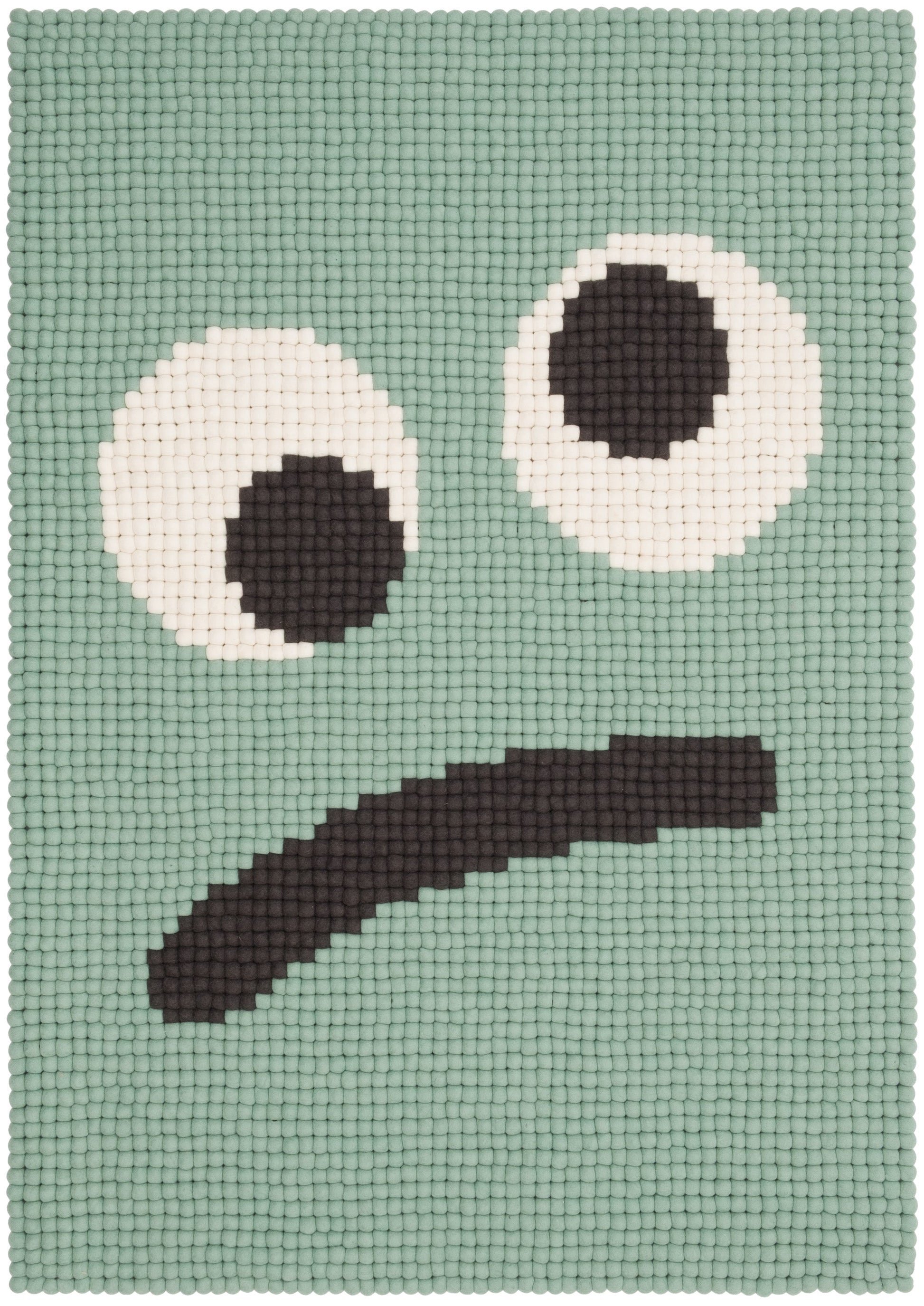 myfelt Heinz Filzkugelteppich aus Schurwolle