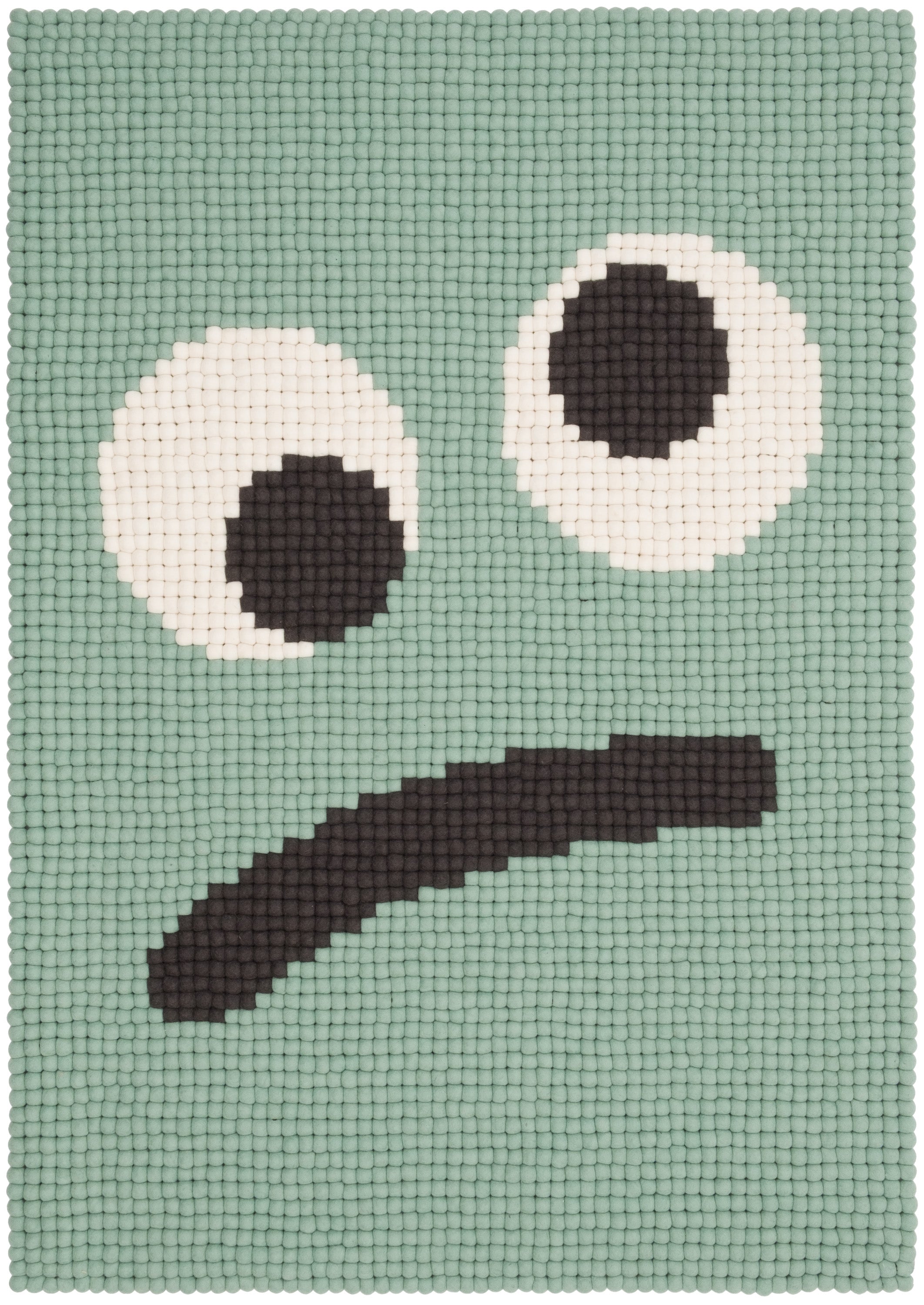 myfelt Heinz Filzkugelteppich aus Schurwolle