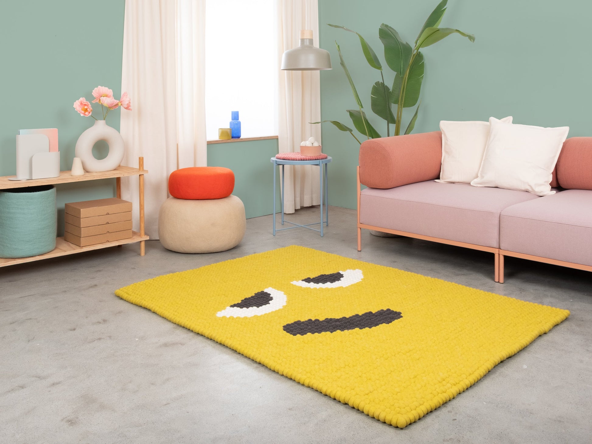 myfelt Horst Filzkugelteppich aus Schurwolle – Bild 5
