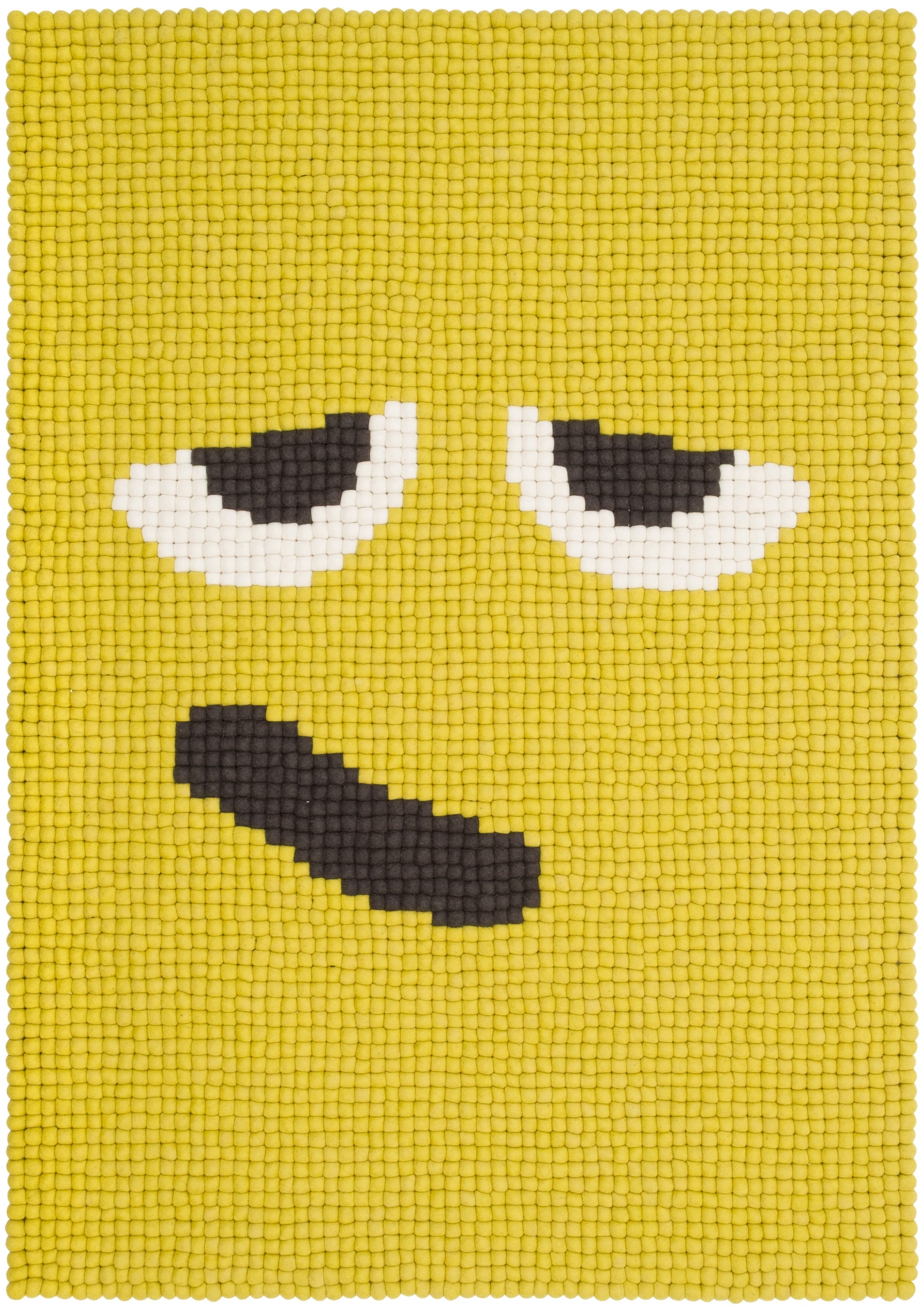 myfelt Horst Filzkugelteppich aus Schurwolle