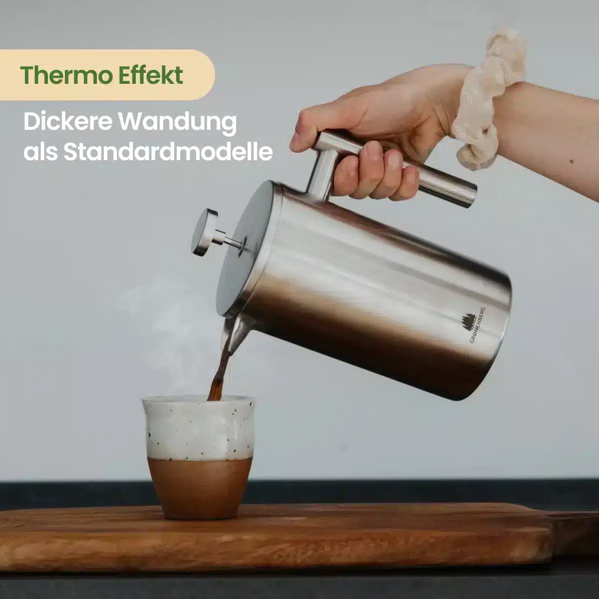 Grønenberg French Press Verschiedene Größen – Bild 2