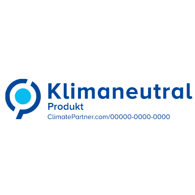 <a href="https://www.climatepartner.com/de" target="_blank">Climat neutre (Climate Neutral)</a>