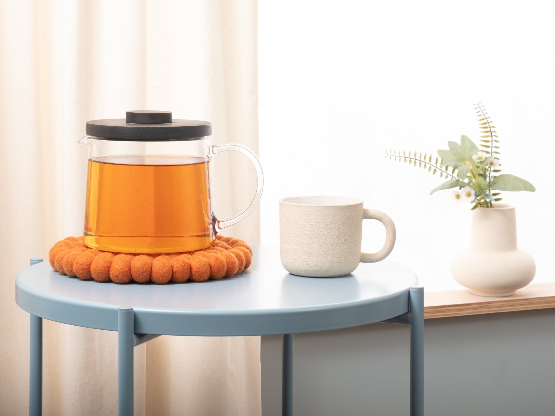 myfelt Afra Untersetzer Orange aus Schurwolle – Bild 3