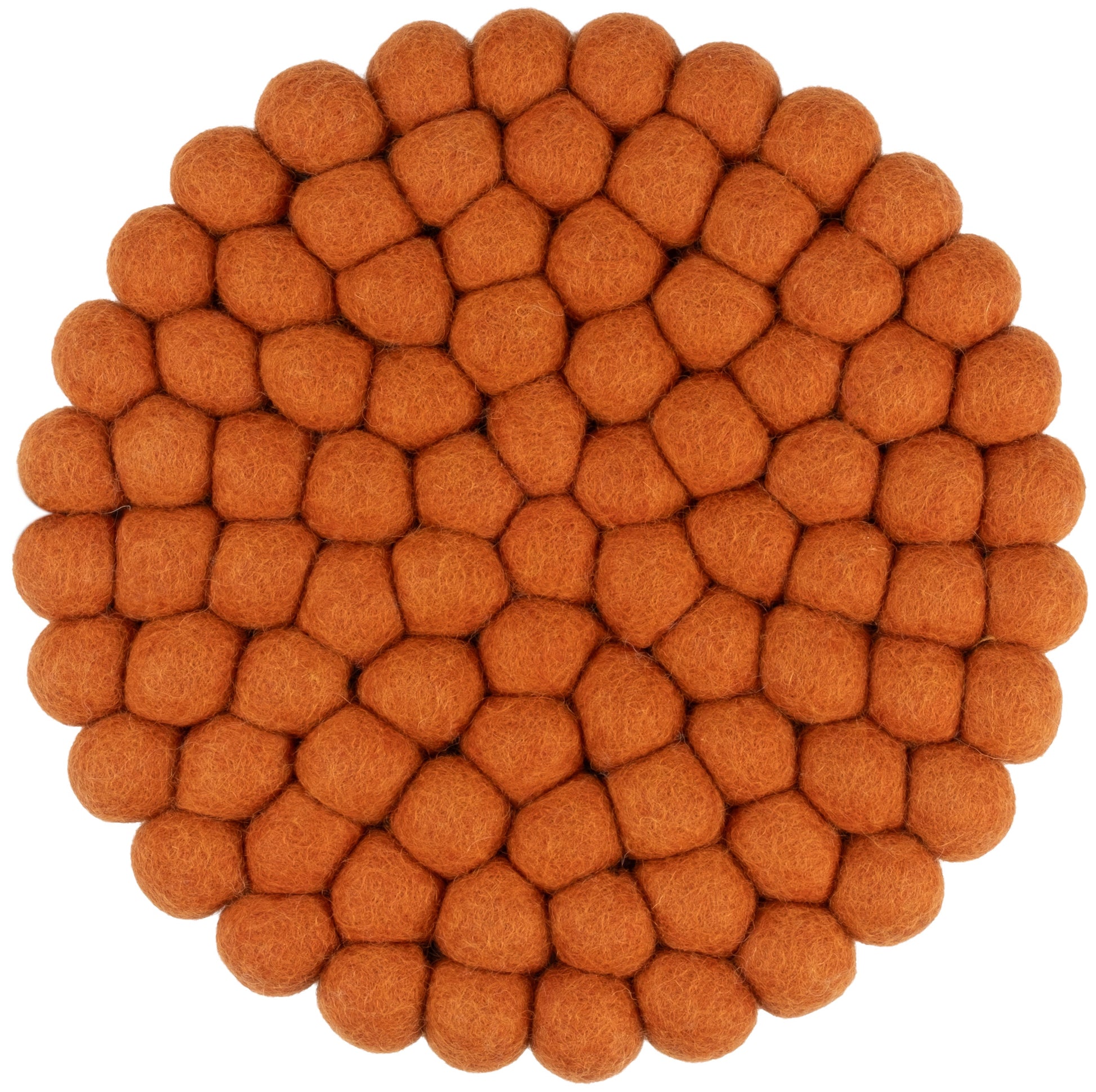 myfelt Afra Untersetzer Orange aus Schurwolle