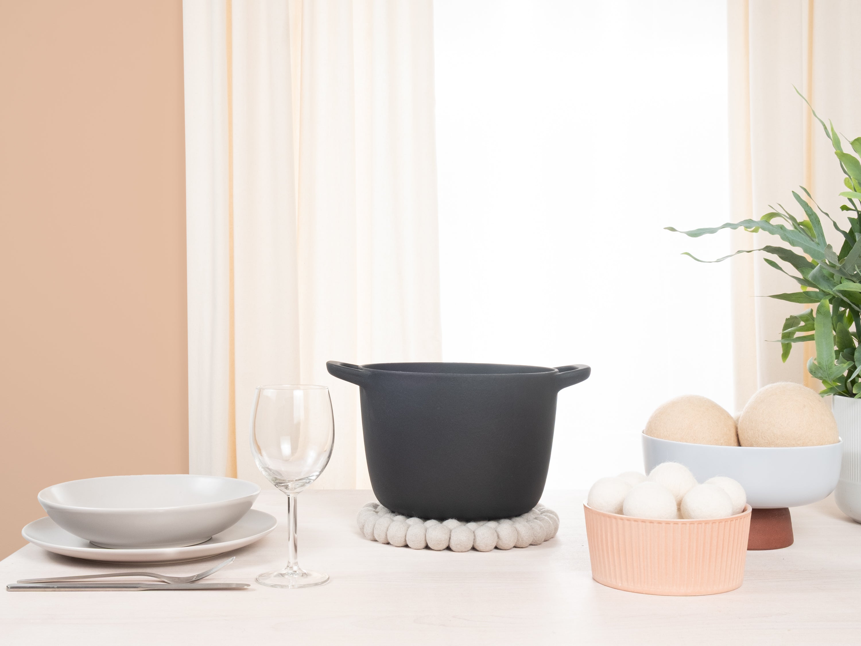 myfelt Aven Untersetzer Grau aus Schurwolle – Bild 4