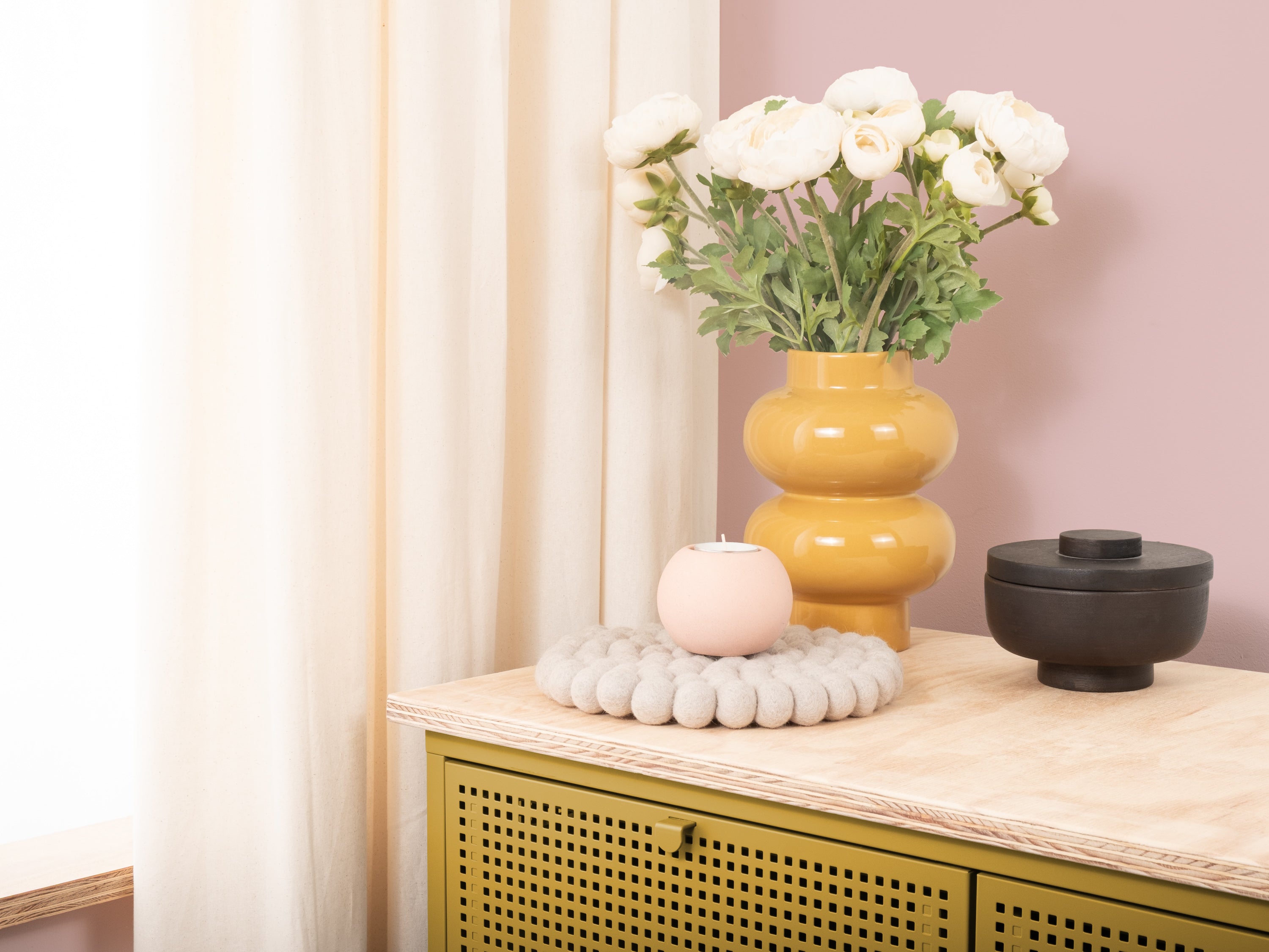 myfelt Aven Untersetzer Grau aus Schurwolle – Bild 5