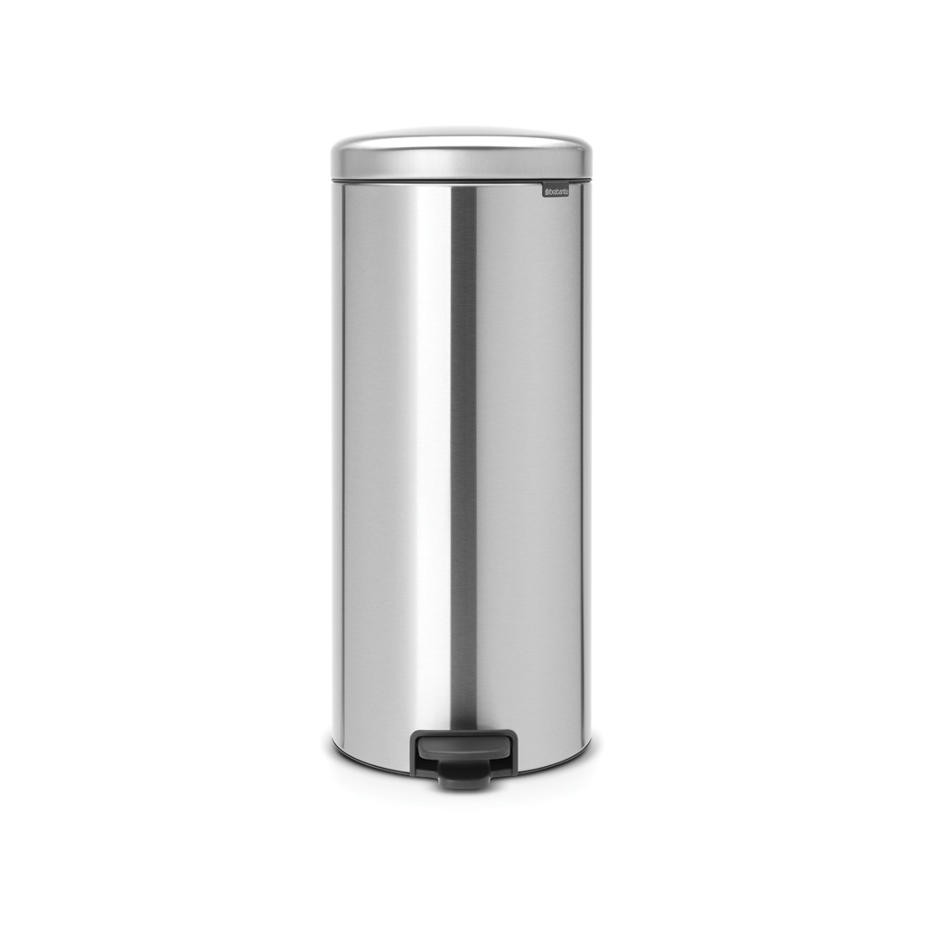 NewIcon Treteimer 30l Mattstahl – B-Ware – Produktansicht
