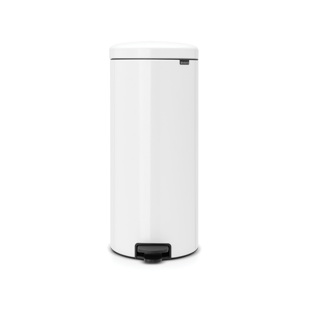 NewIcon Treteimer 30l Weiß – B-Ware – Produktansicht