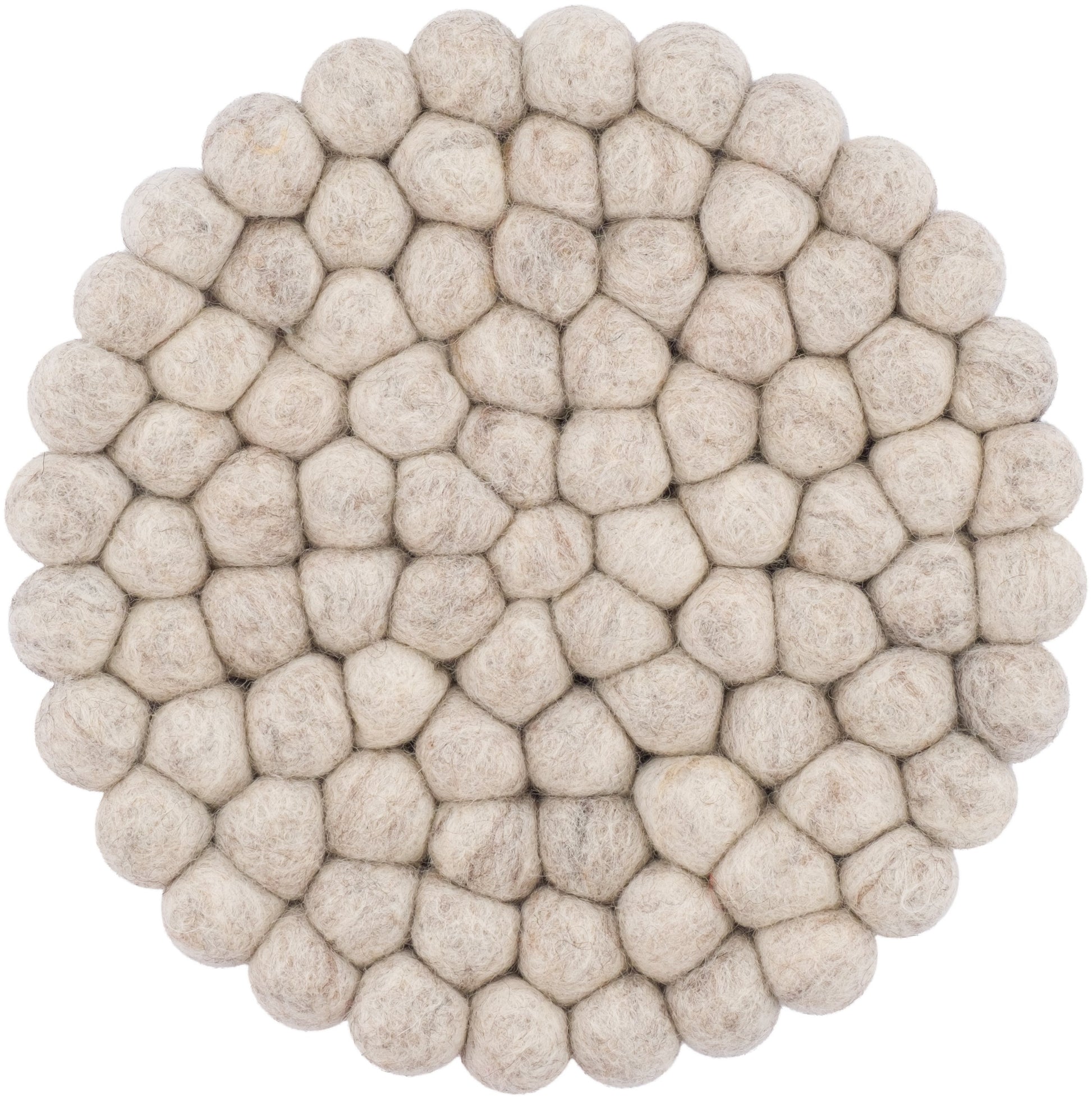 myfelt Béla Untersetzer Beige aus Schurwolle