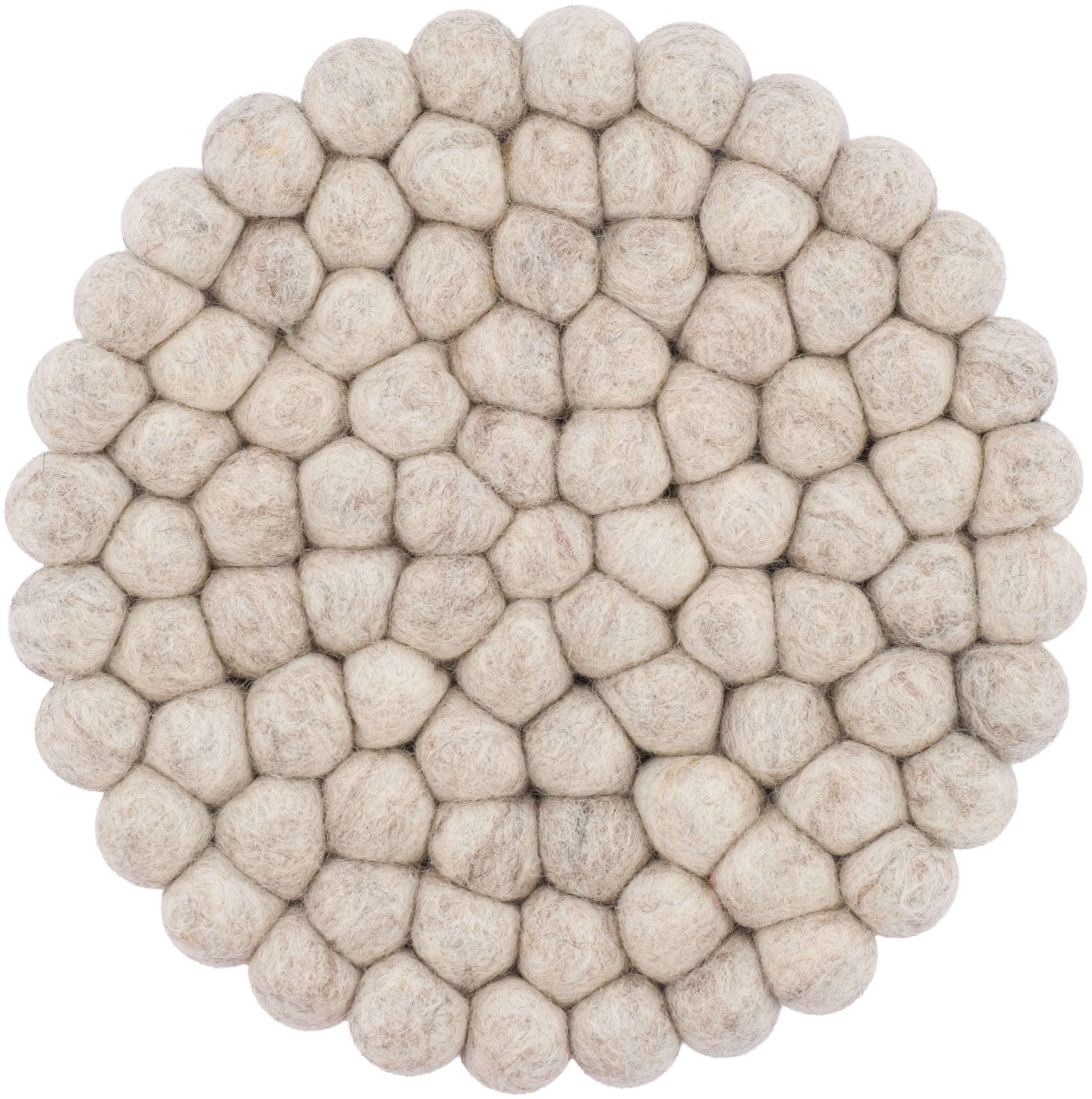 myfelt Béla Untersetzer Beige aus Schurwolle