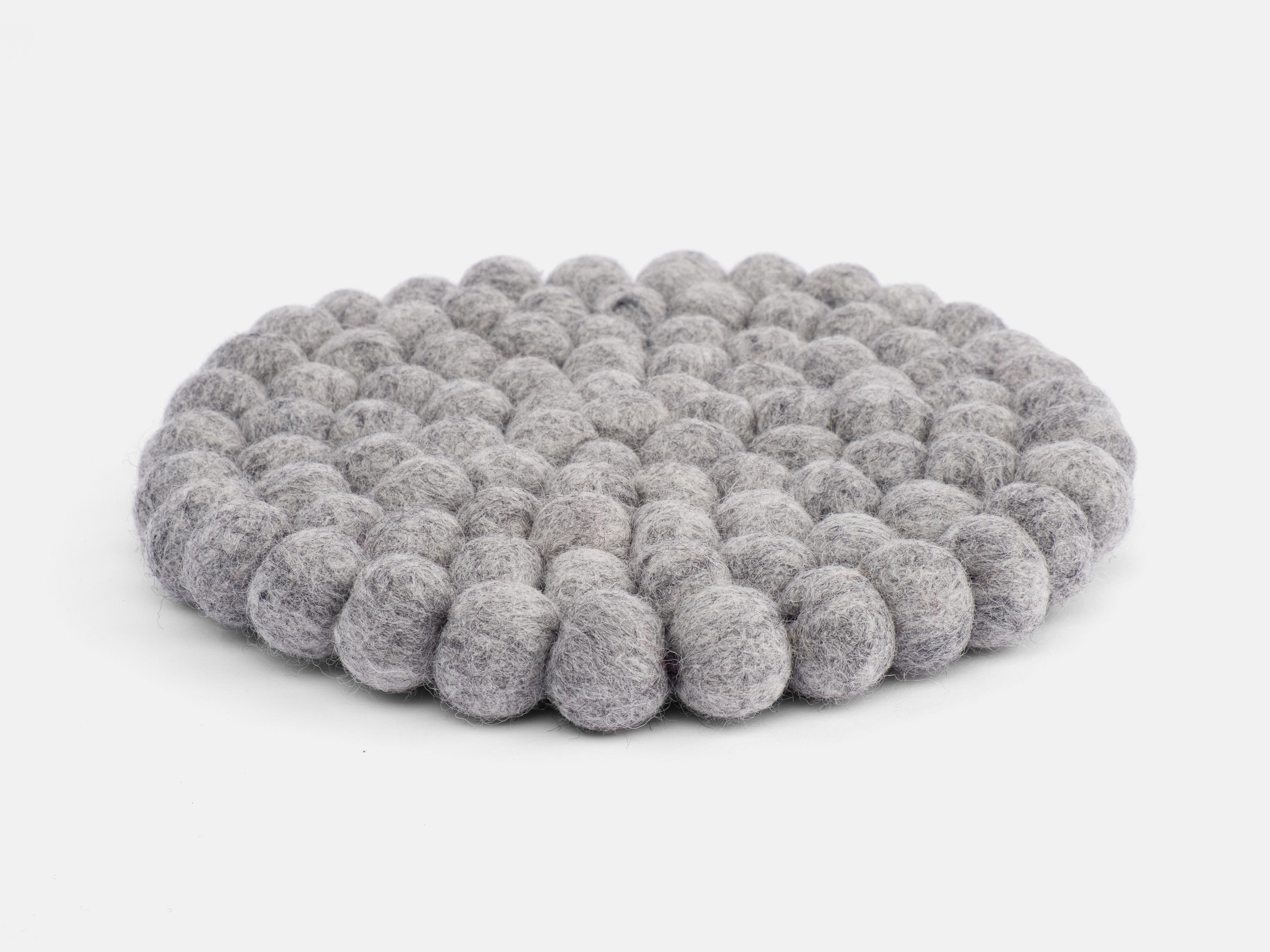 myfelt Carl Untersetzer Grau aus Schurwolle – Bild 4