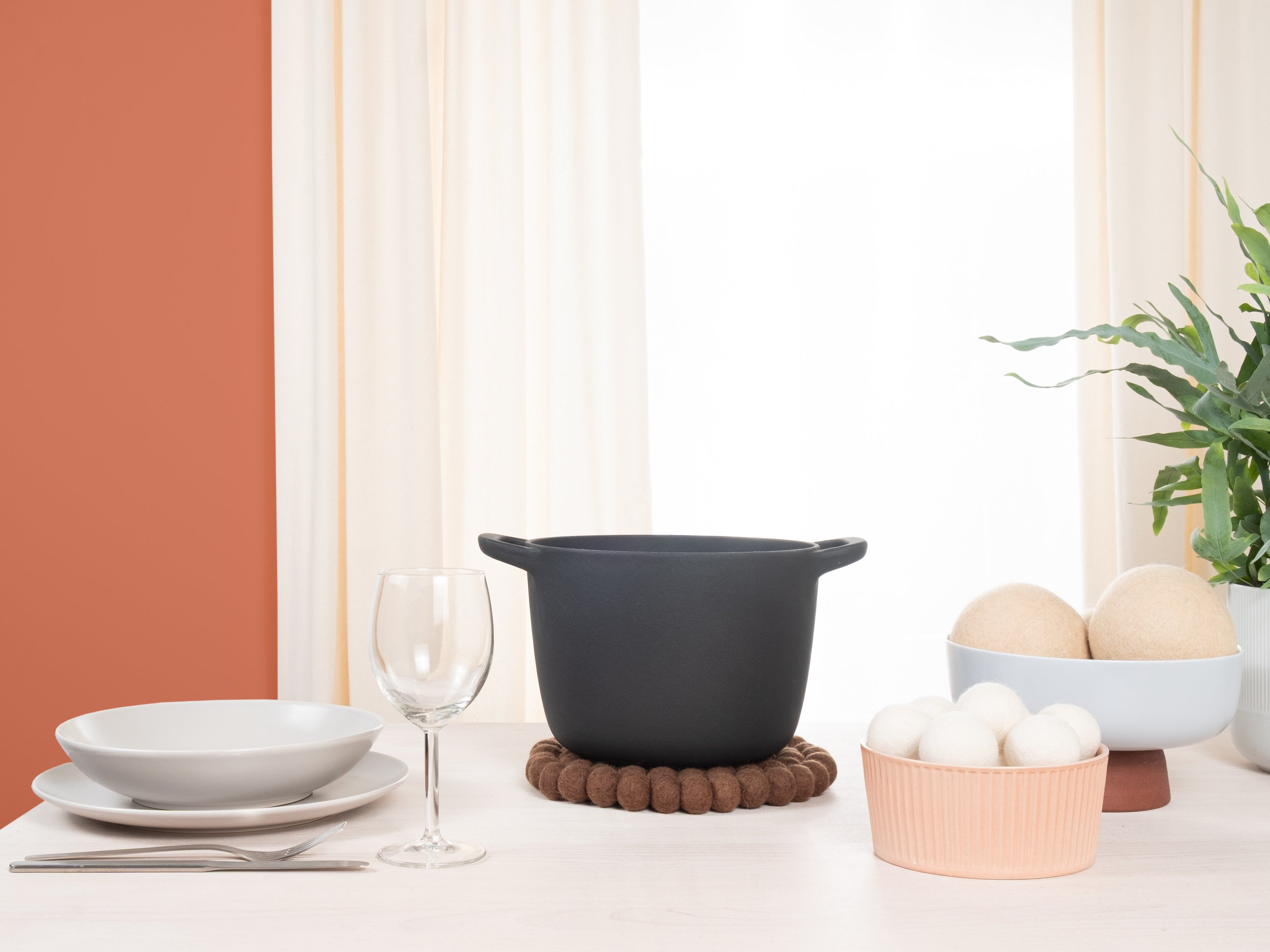 myfelt Egon Untersetzer Braun aus Schurwolle – Bild 5