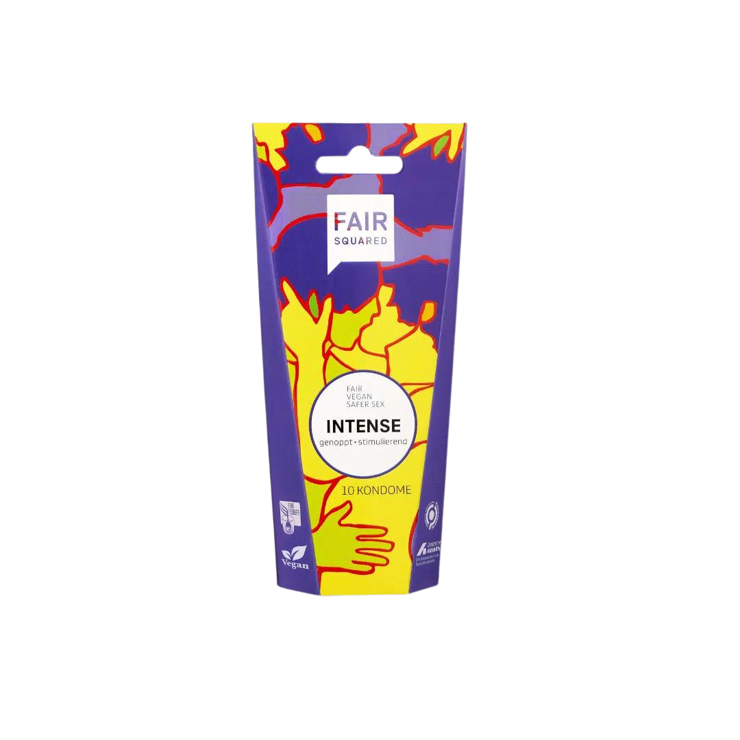Fair Squared Vegane Kondome Intense 10 Stück