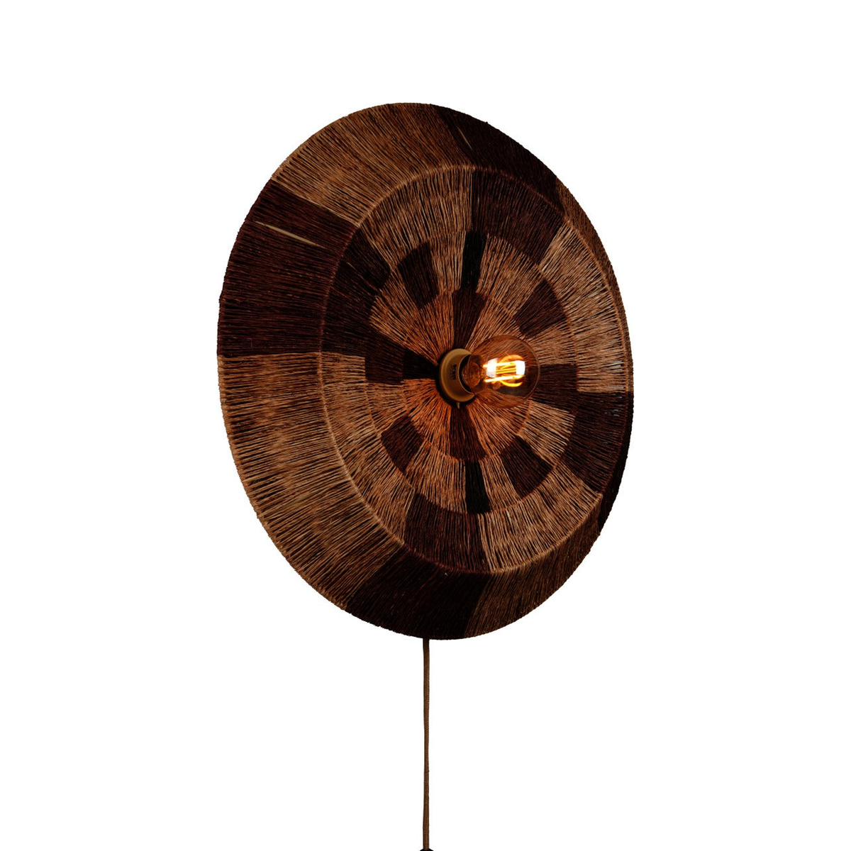 Wandlampe Serengeti Jute Ø60 von GOOD&MOJO, Gesamtansicht | Taiga