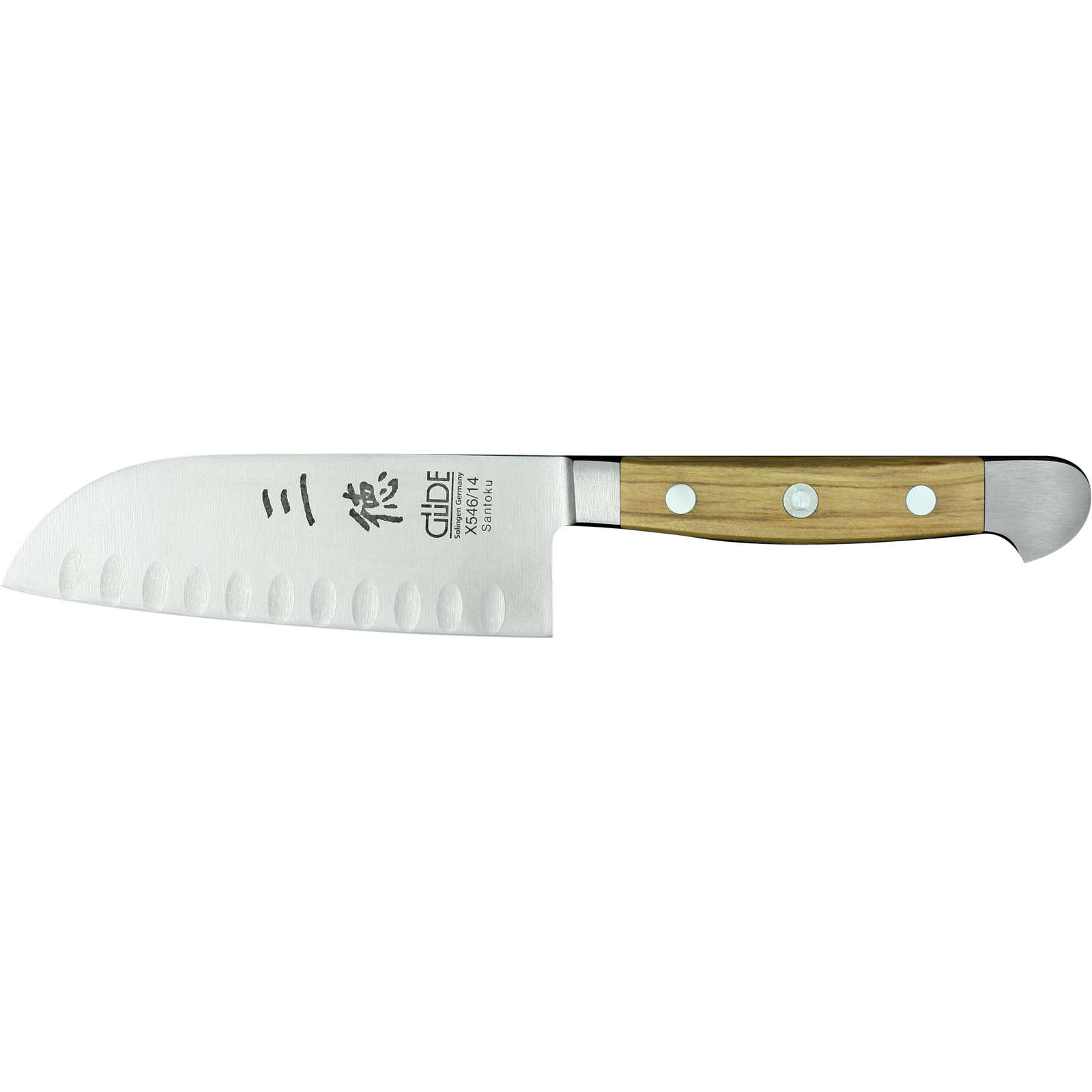 Alpha Olive Santoku Kochmesser 14cm Kulle