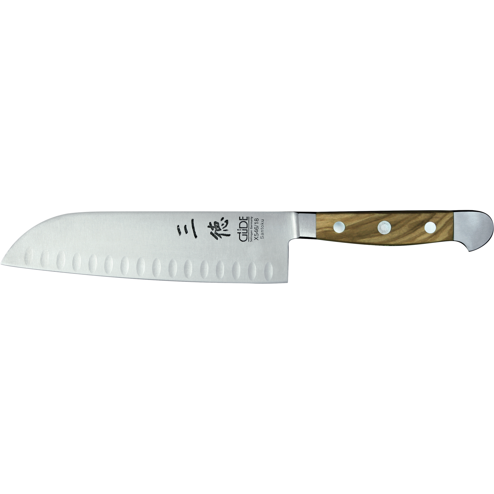 Alpha Olive Santoku Kochmesser 18cm Kulle