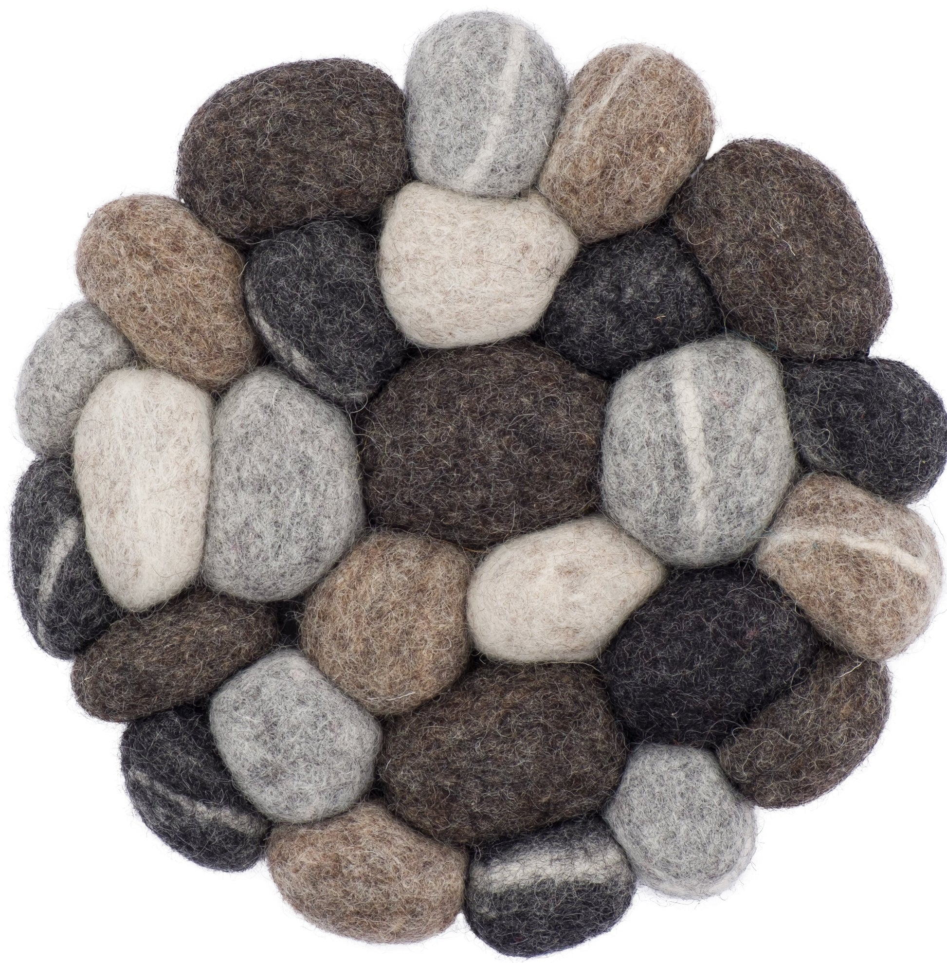 myfelt Hardy Untersetzer Beige aus Schurwolle