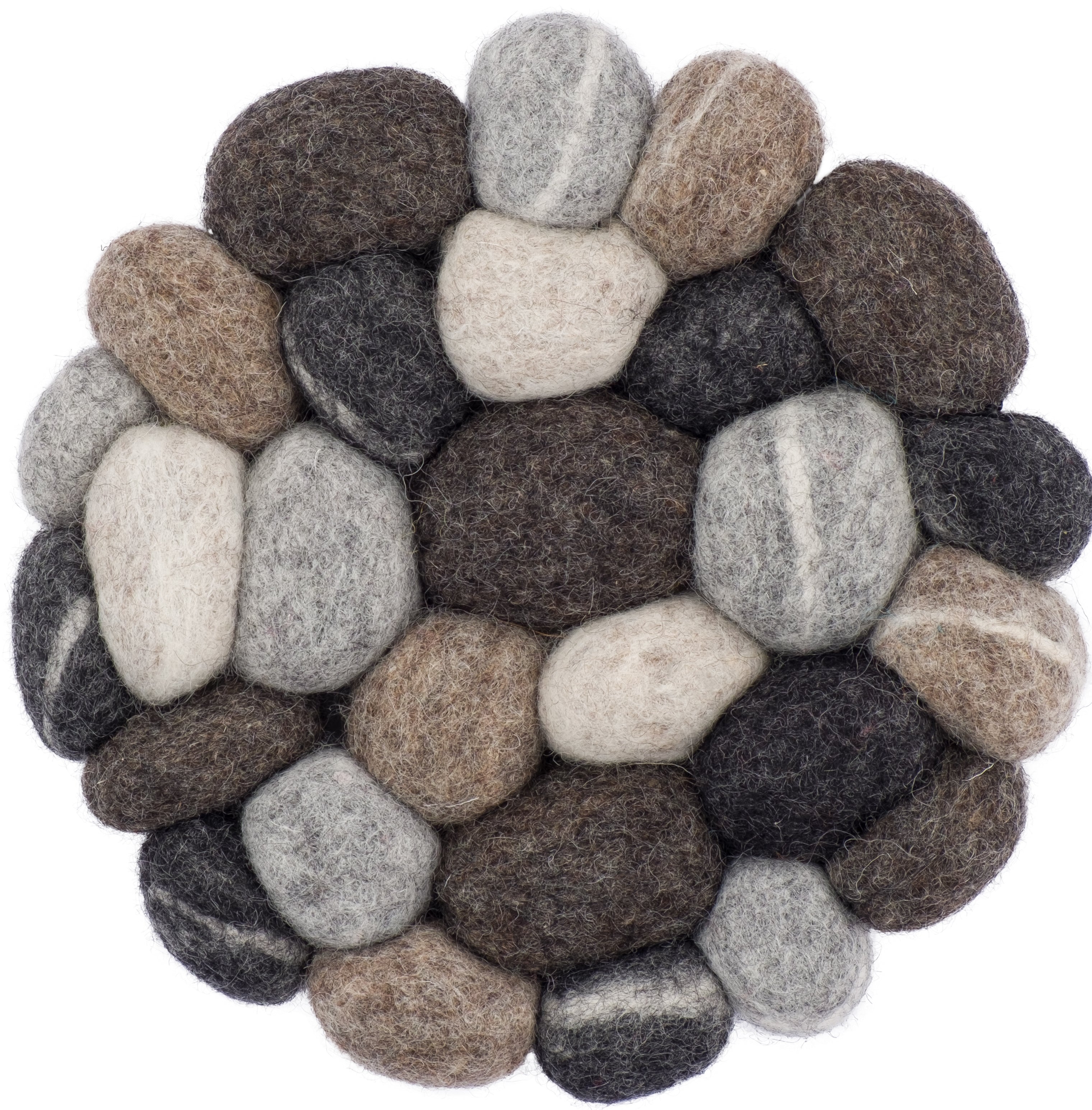 myfelt Hardy Untersetzer Beige aus Schurwolle
