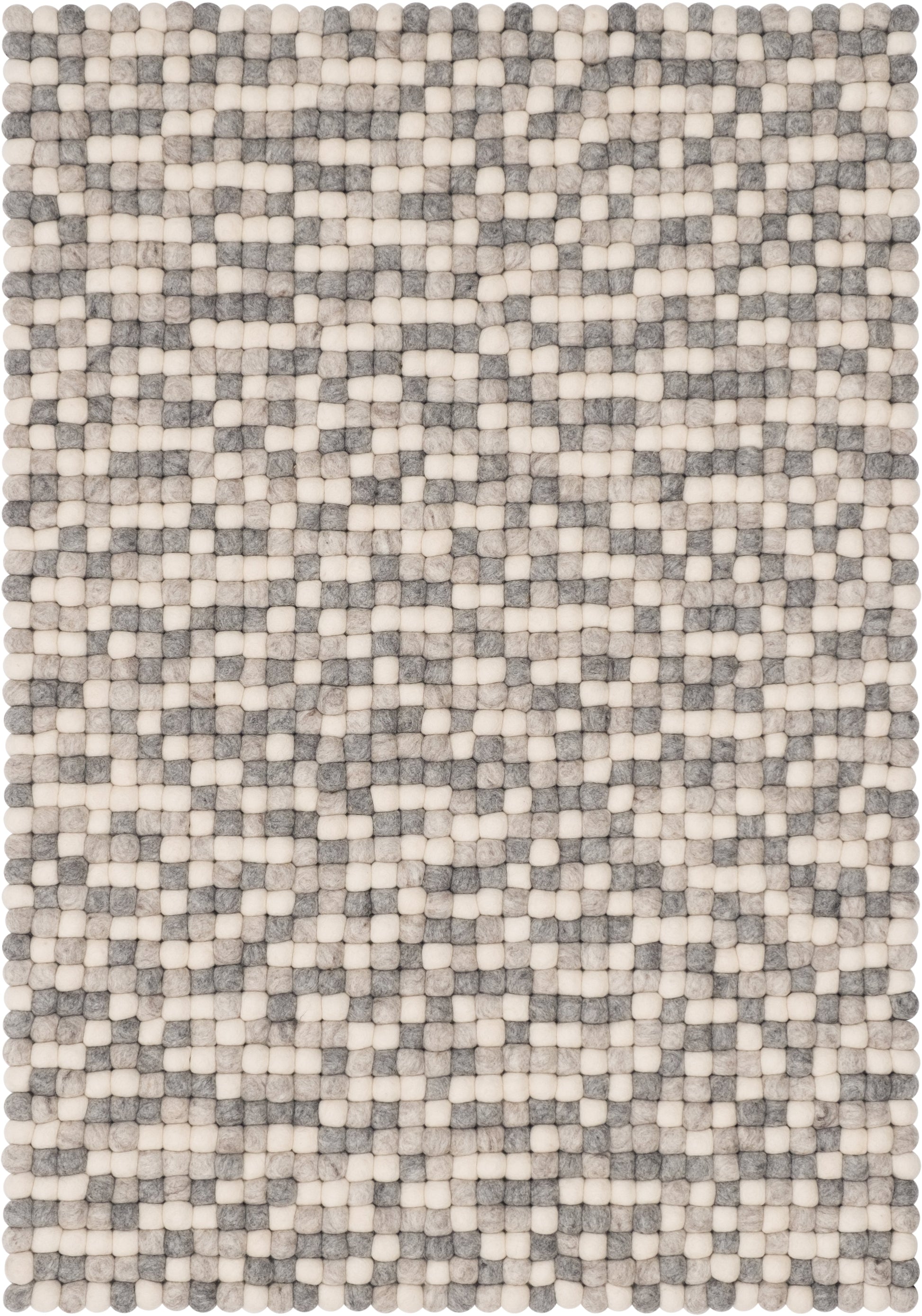 myfelt Hella Filzkugelteppich aus Schurwolle