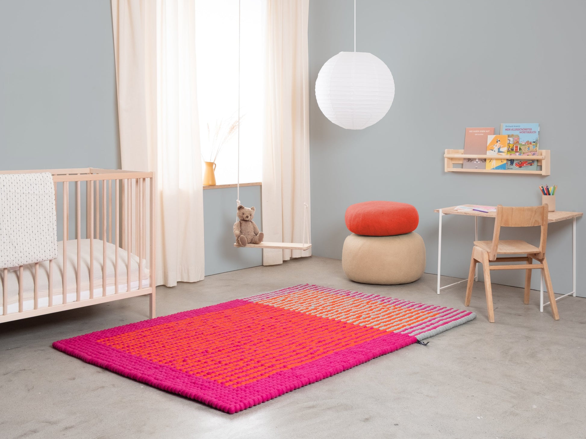 myfelt Tahiti Rugs Blau, Beige aus Schurwolle – Bild 3