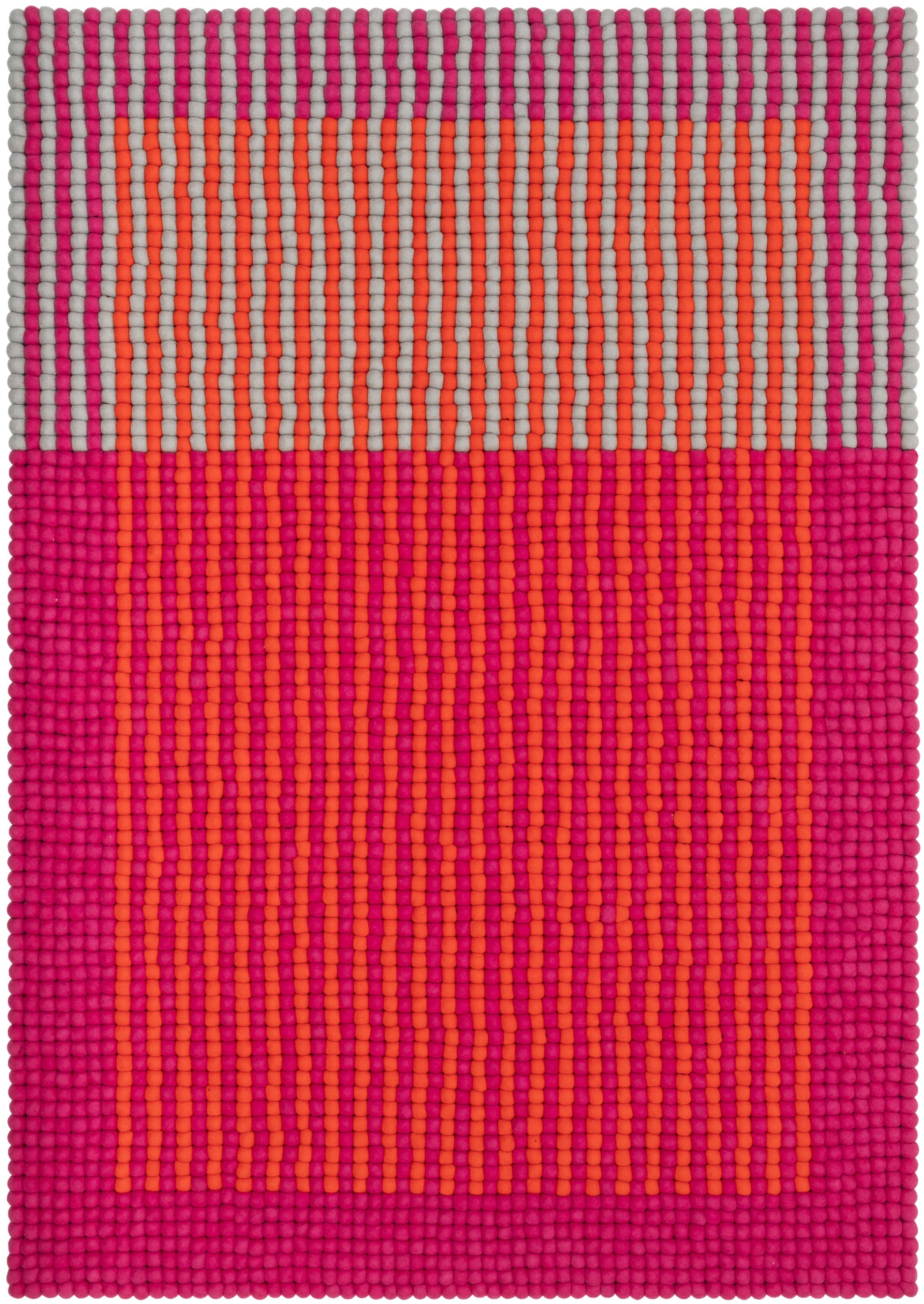 myfelt Tahiti Rugs Blau, Beige aus Schurwolle