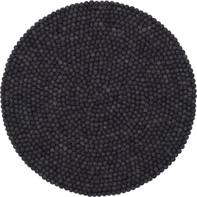 Hugo – okrągły dywan z filcowych kulek · Ø 50 cm