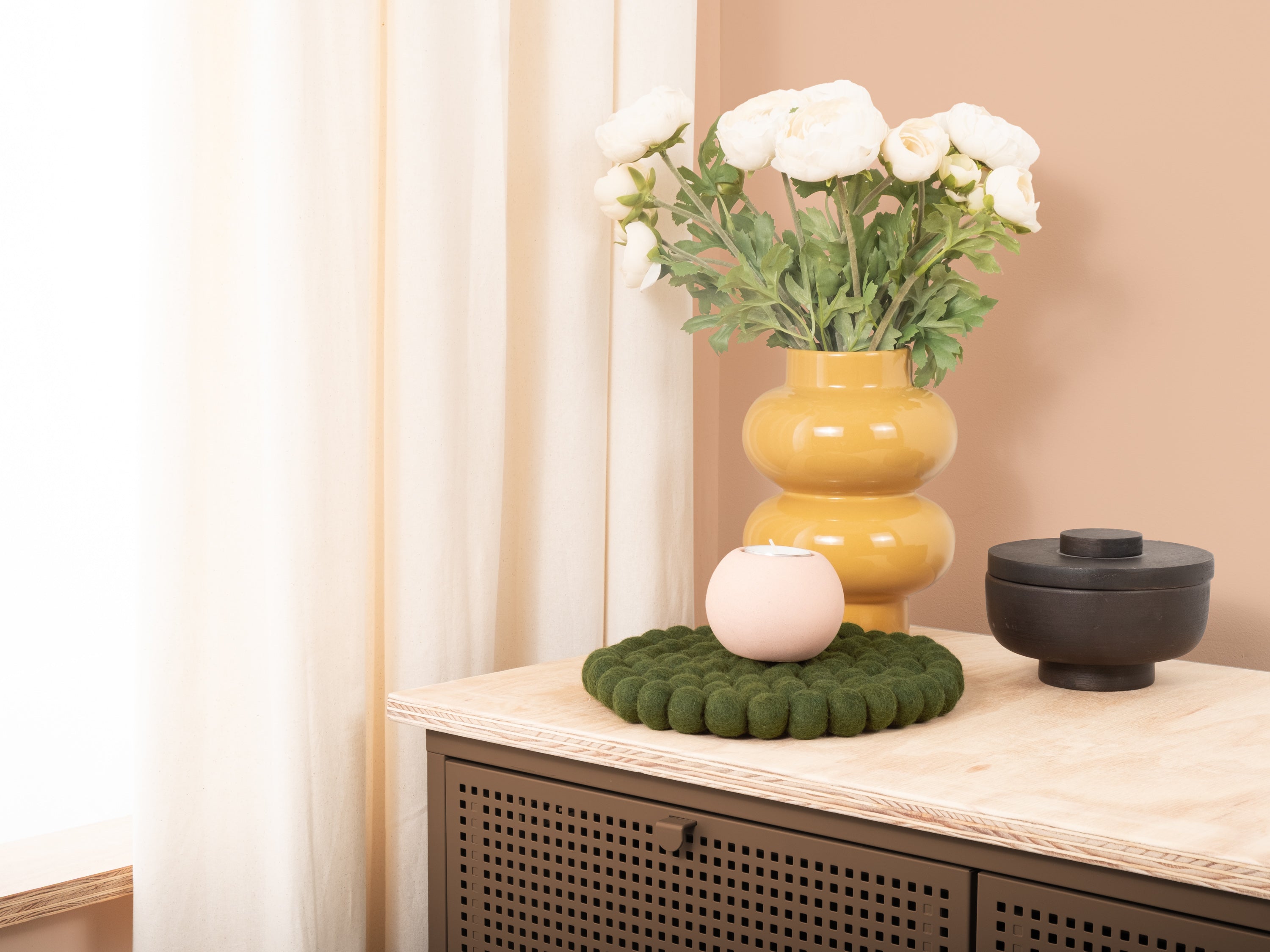myfelt Jost Untersetzer Grün aus Schurwolle – Bild 4