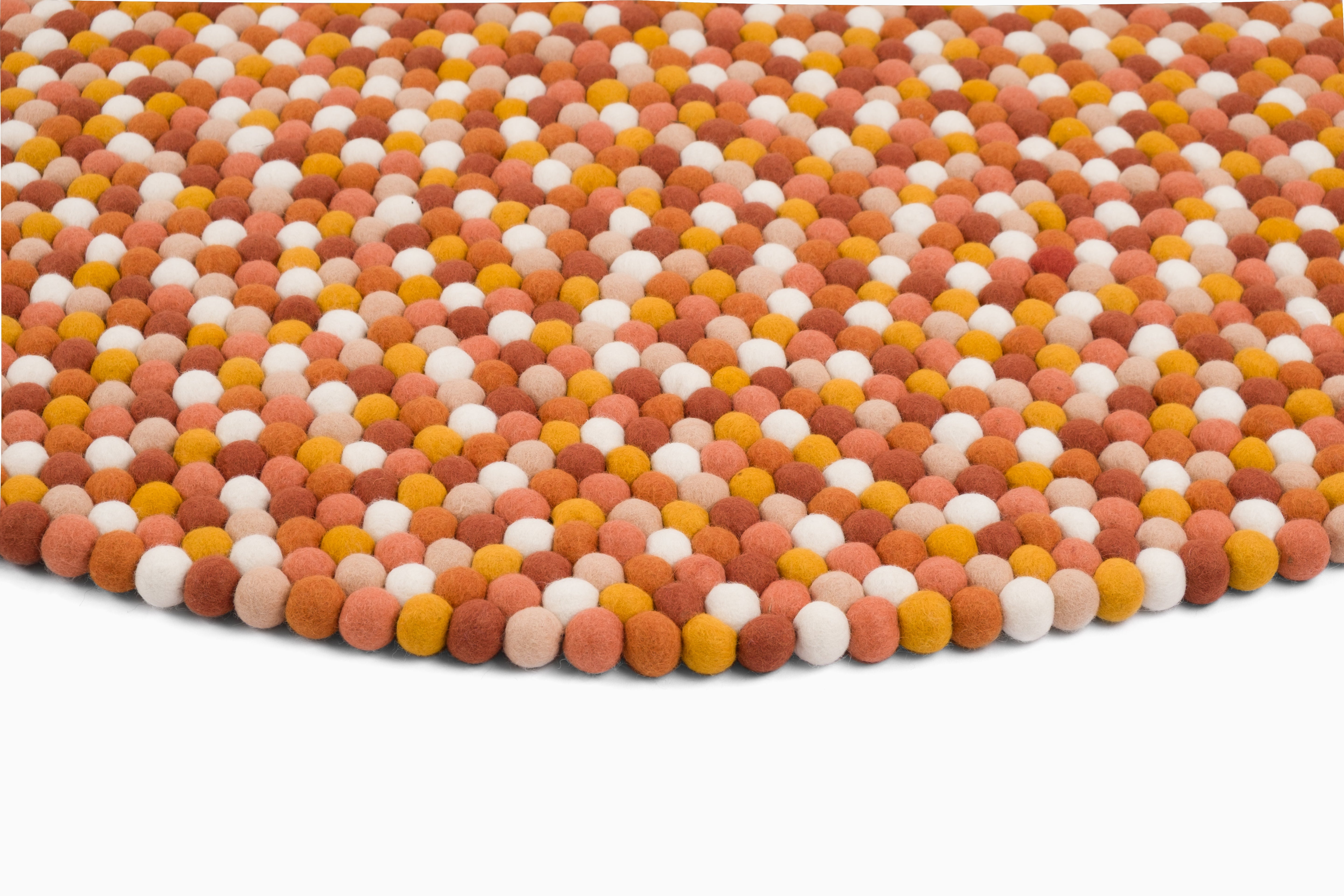 myfelt Juna Rugs Braun, Orange, Gelb aus Schurwolle – Bild 7