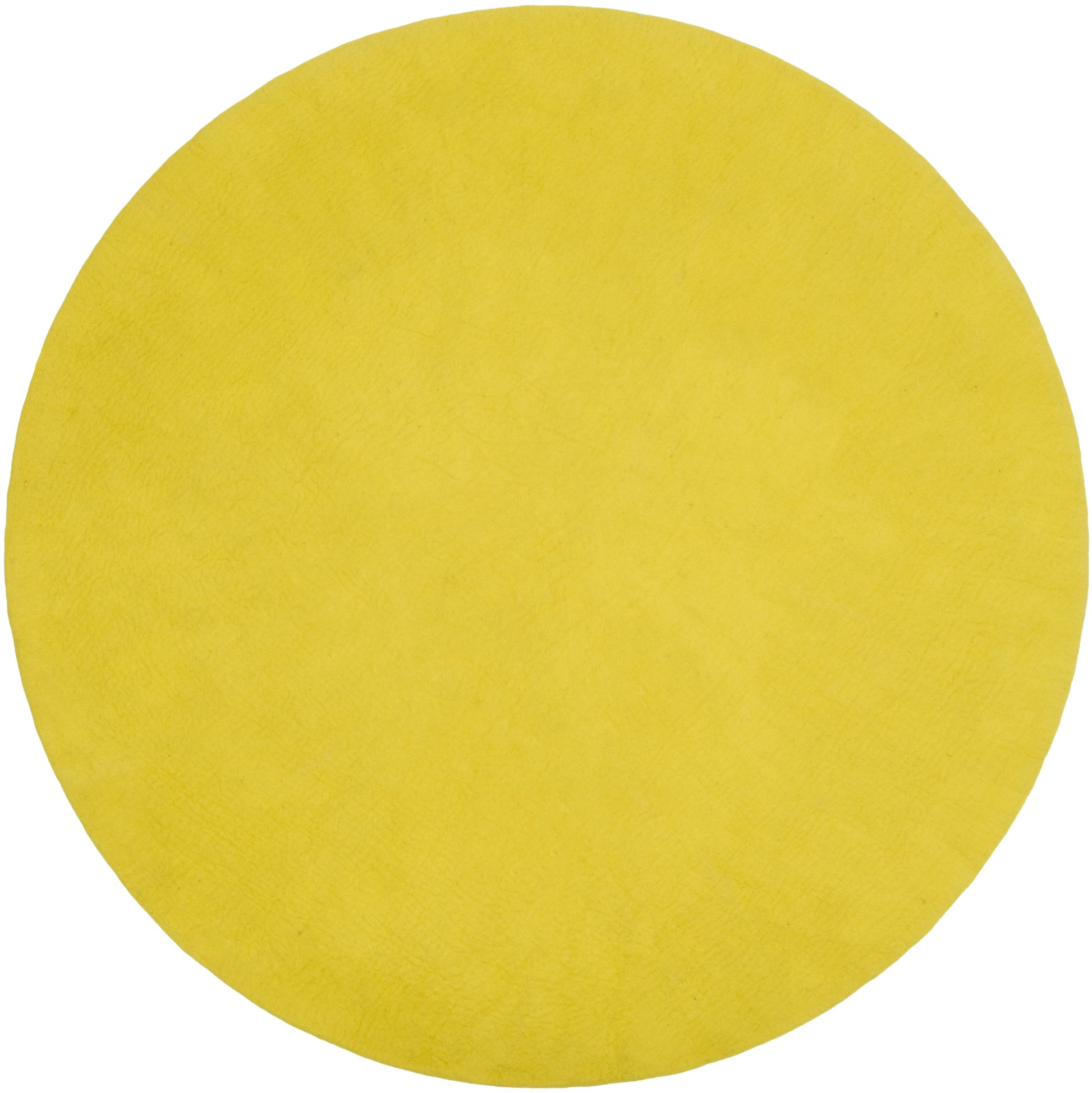 myfelt Kata Filzkugelteppich Grün, Gelb aus Schurwolle