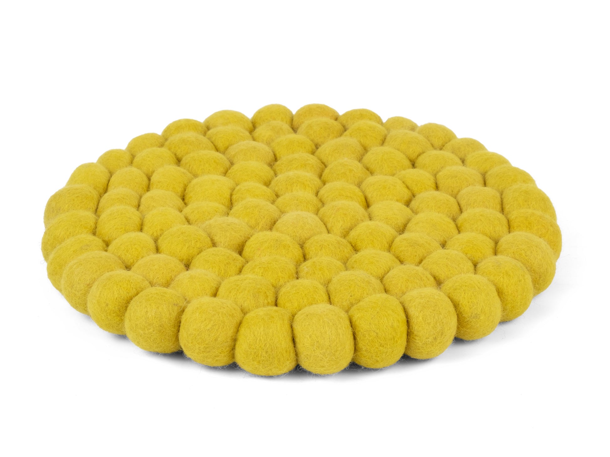 myfelt Kata Untersetzer Grün, Gelb aus Schurwolle – Bild 2