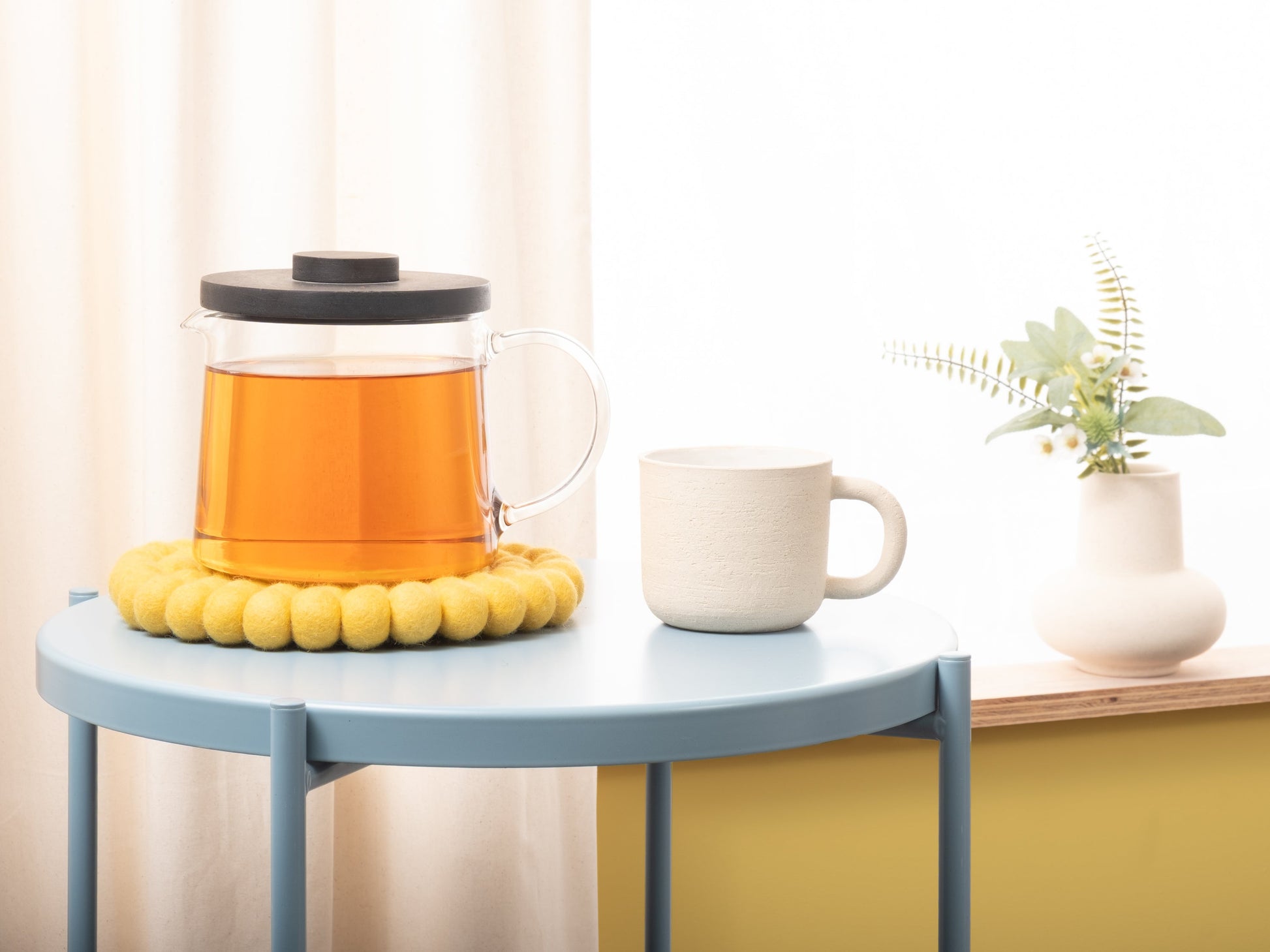 myfelt Kira Untersetzer Gelb aus Schurwolle – Bild 5
