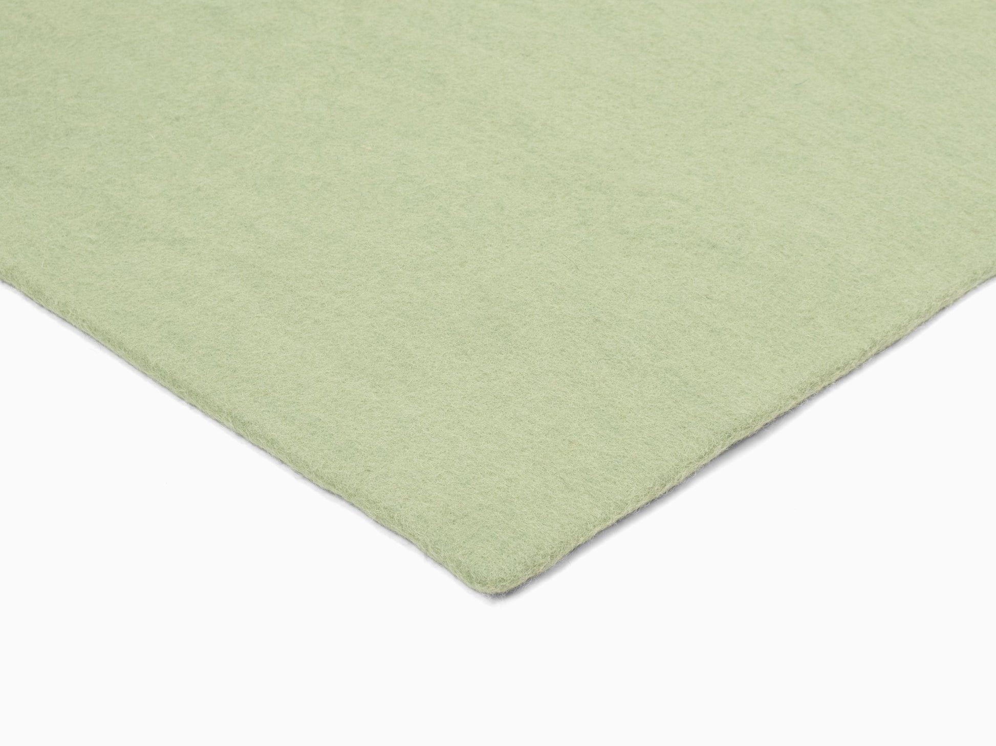 myfelt Lasse Filzkugelteppich Grün, Beige, Weiß aus Schurwolle – Bild 6