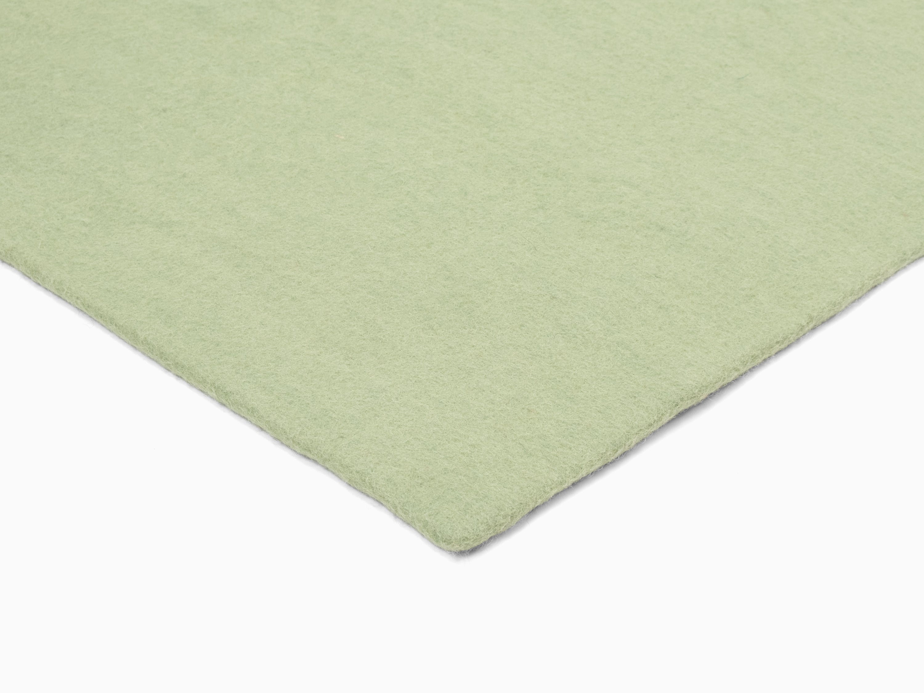 myfelt Lasse Filzkugelteppich Grün, Beige, Weiß aus Schurwolle – Bild 6