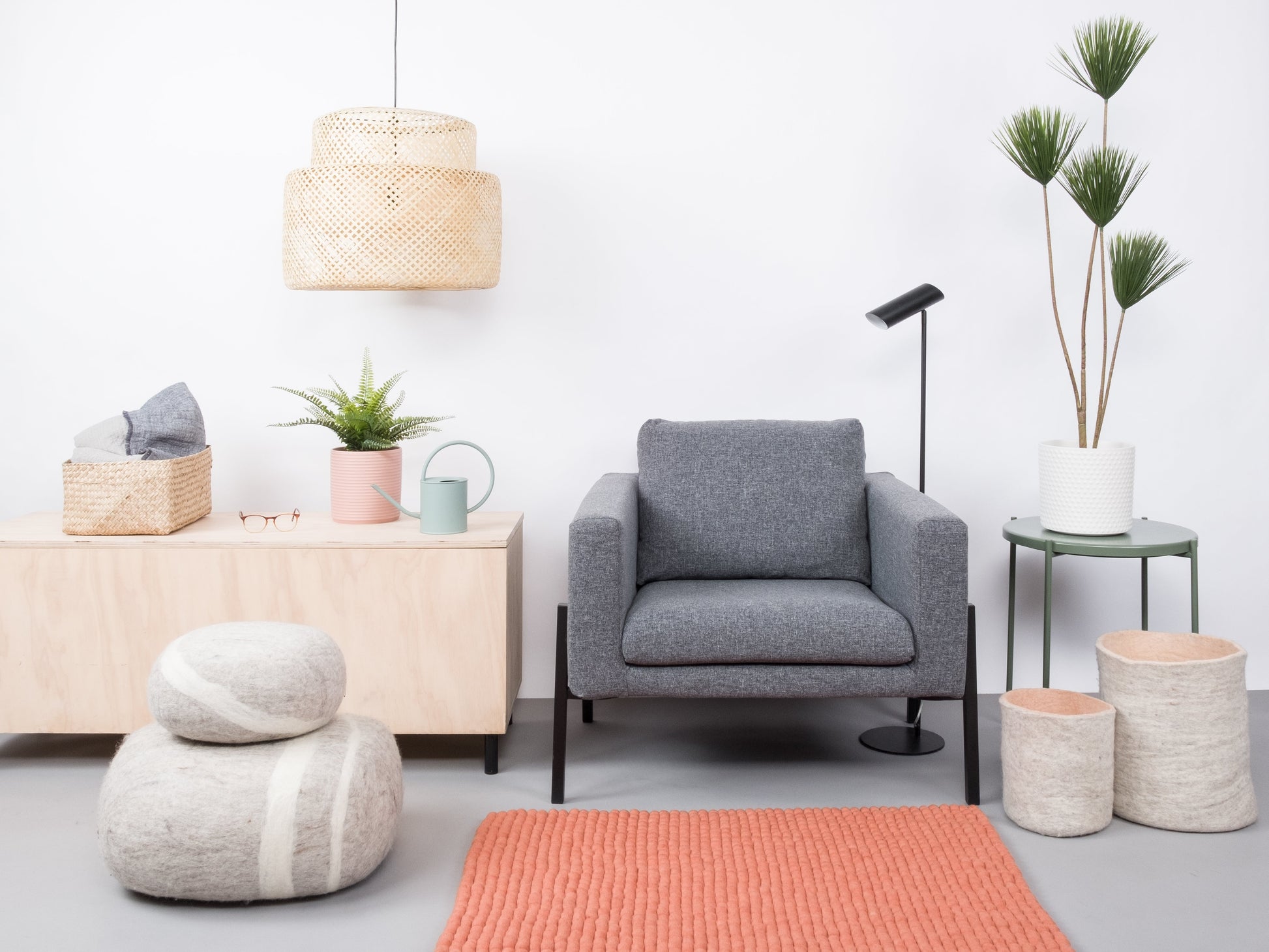 myfelt Lea Filzkugelteppich aus Schurwolle – Bild 5