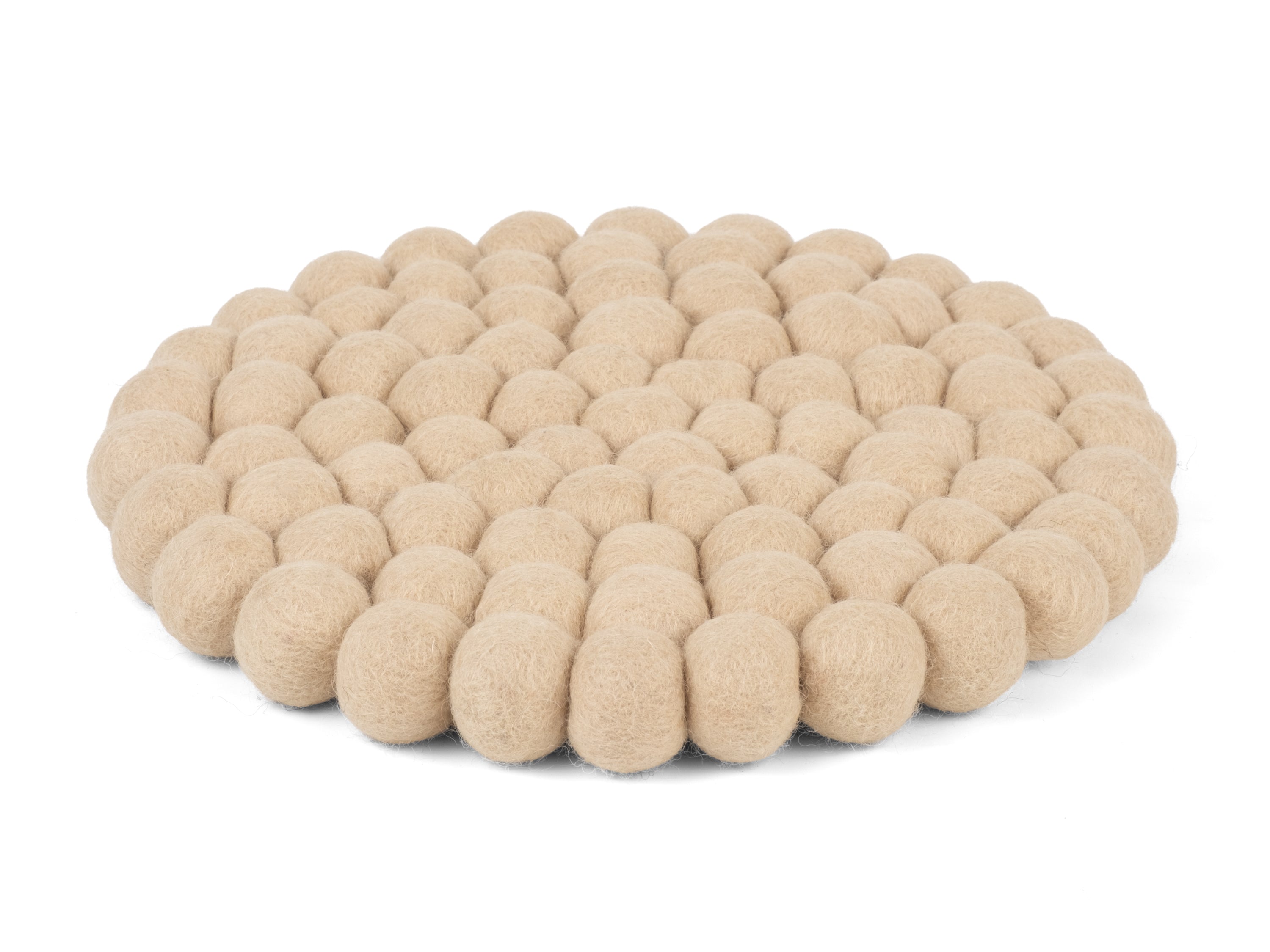 myfelt Levi Untersetzer Beige aus Schurwolle – Bild 2