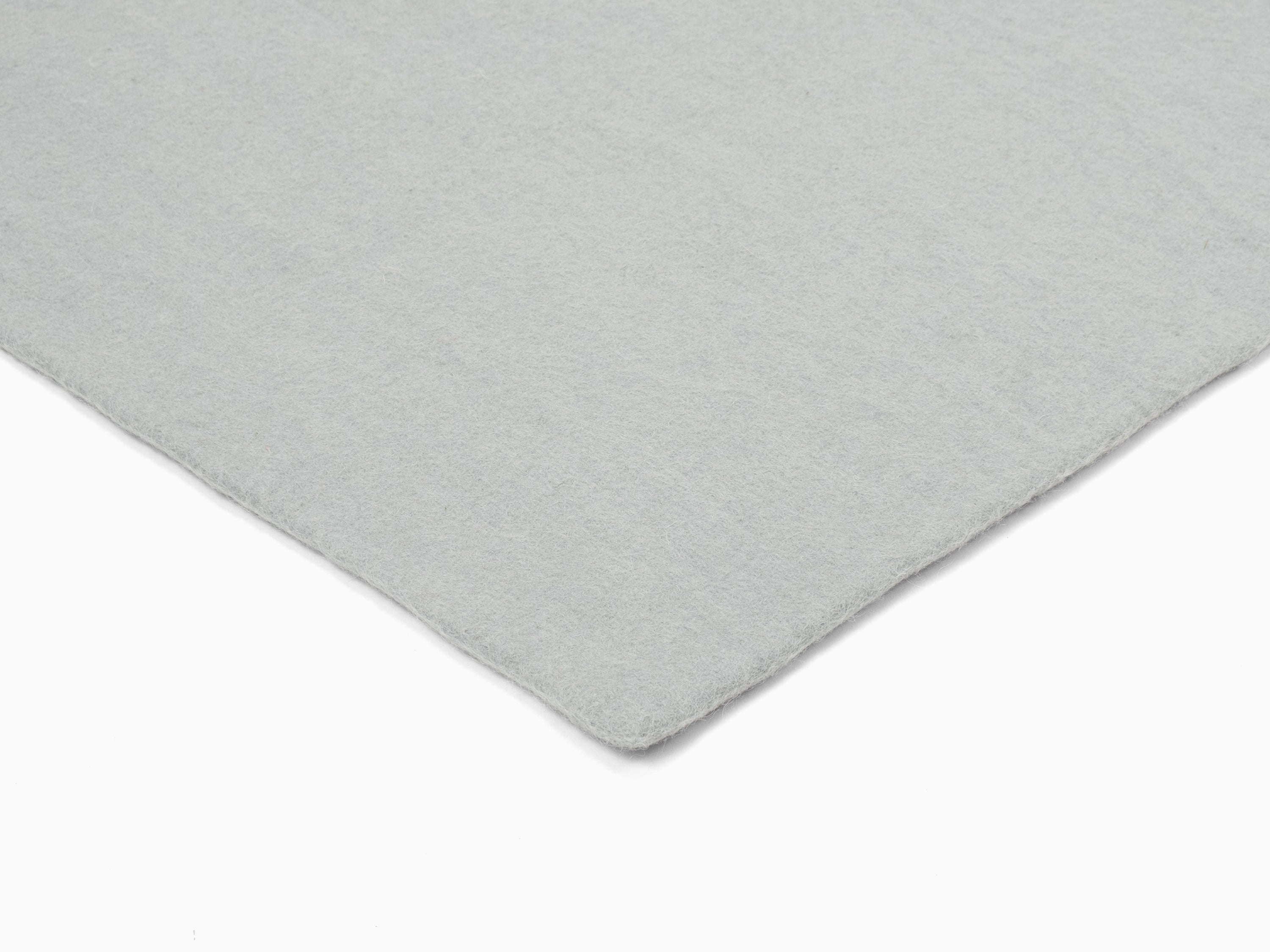 myfelt Liv Filzkugelteppich Blau, Beige, Weiß aus Schurwolle – Bild 6
