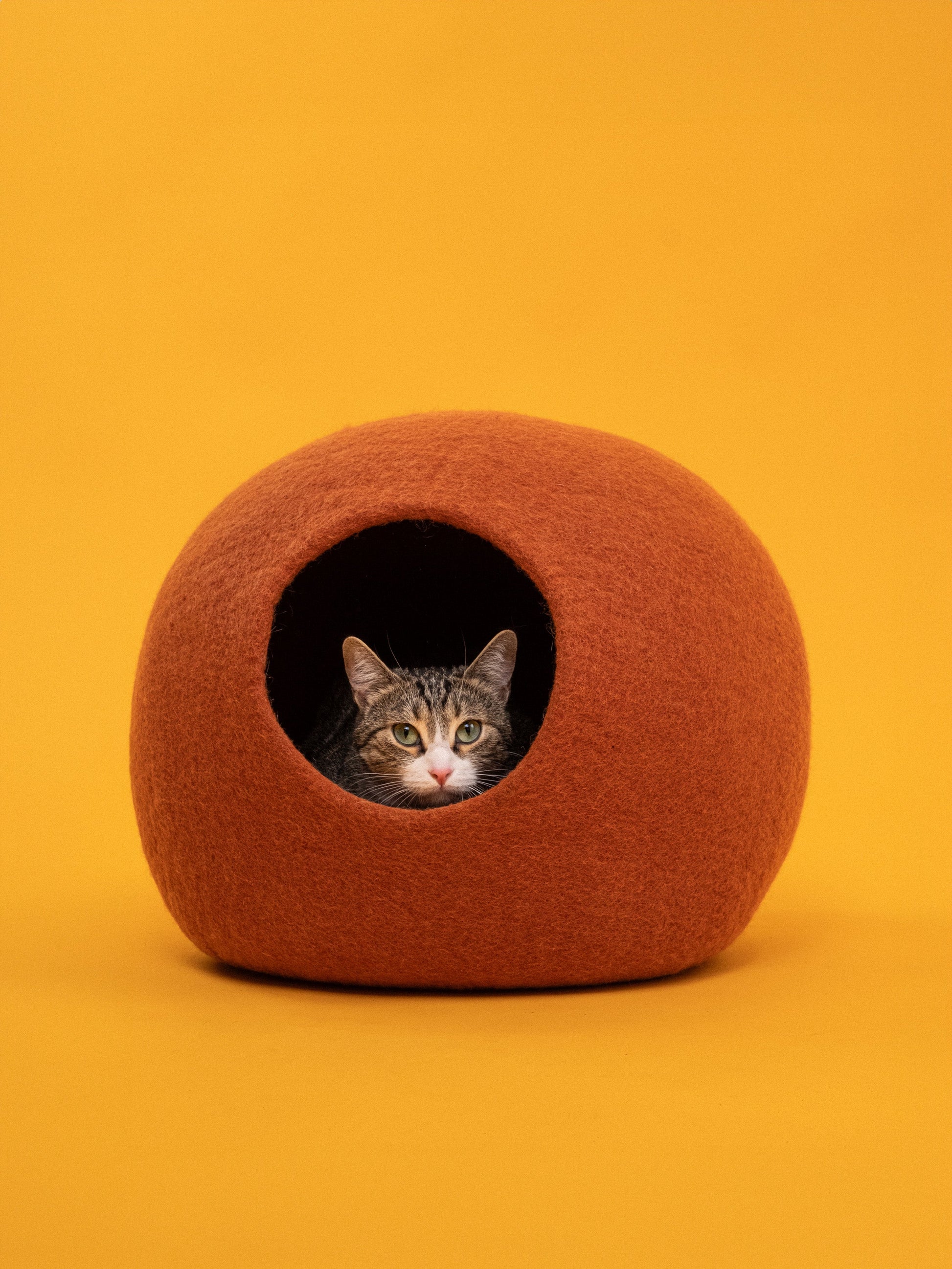 myfelt Lora Katzenhöhle Katzenbett aus Schurwolle – Bild 2
