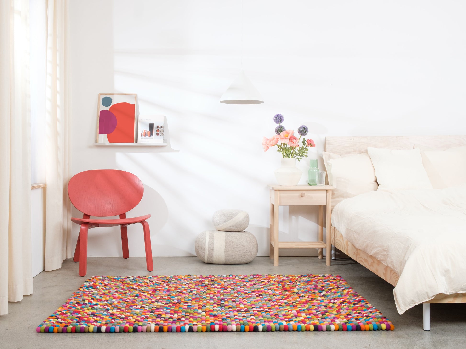 myfelt Lotte Rugs Mehrfarbig aus Schurwolle – Bild 2