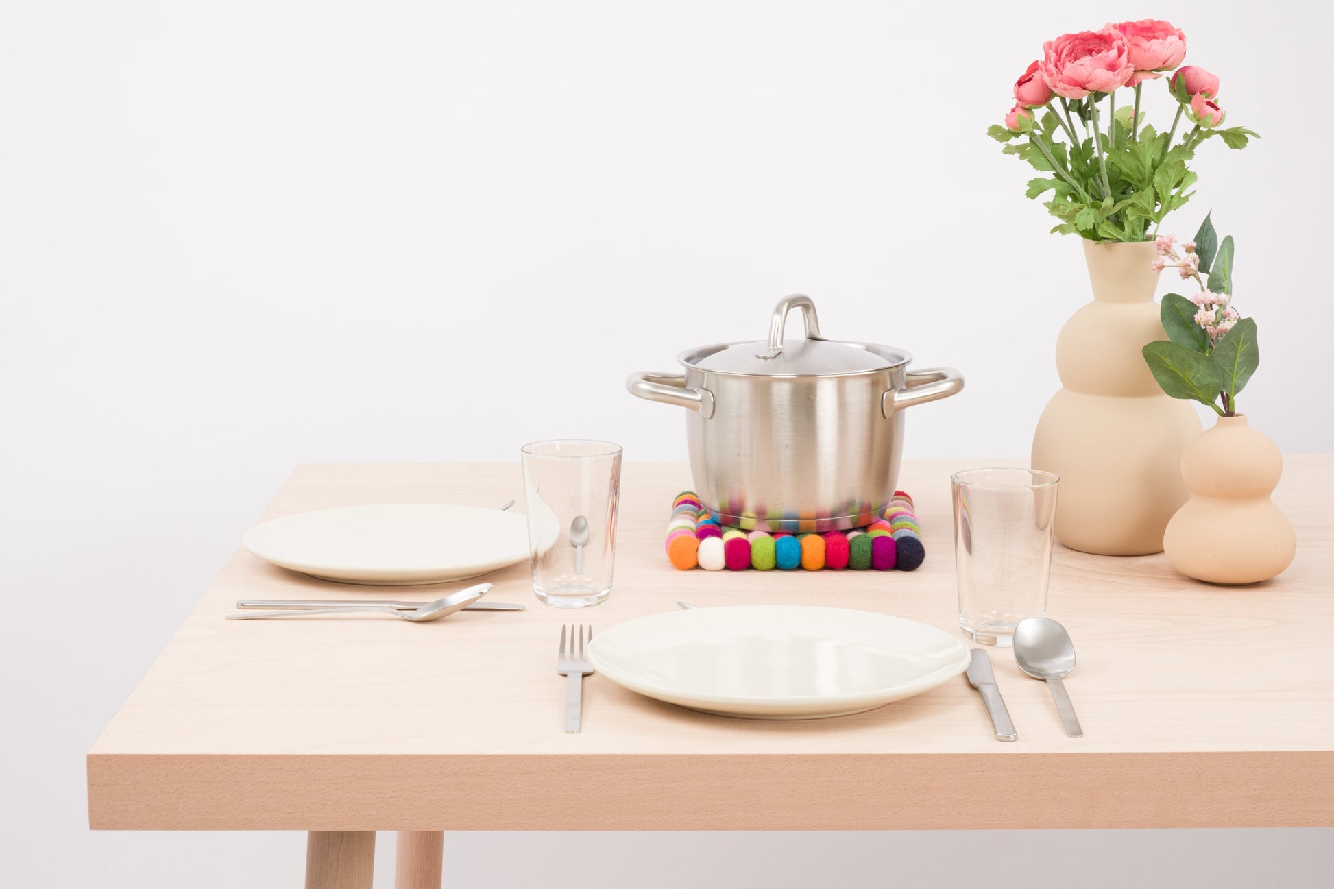 myfelt Lotte Untersetzer Mehrfarbig aus Schurwolle – Bild 2