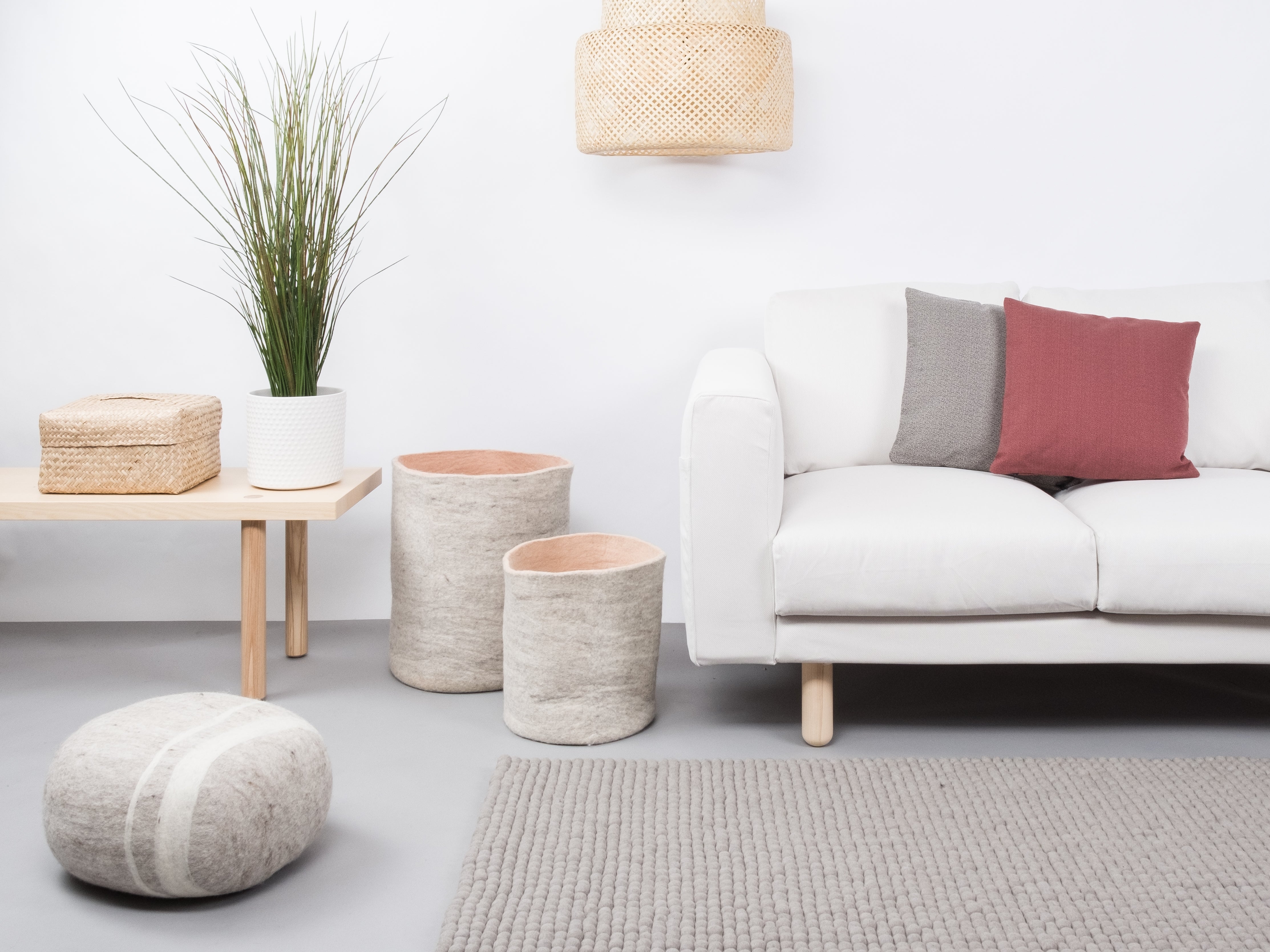 myfelt Luis Rugs Grau aus Schurwolle – Bild 6
