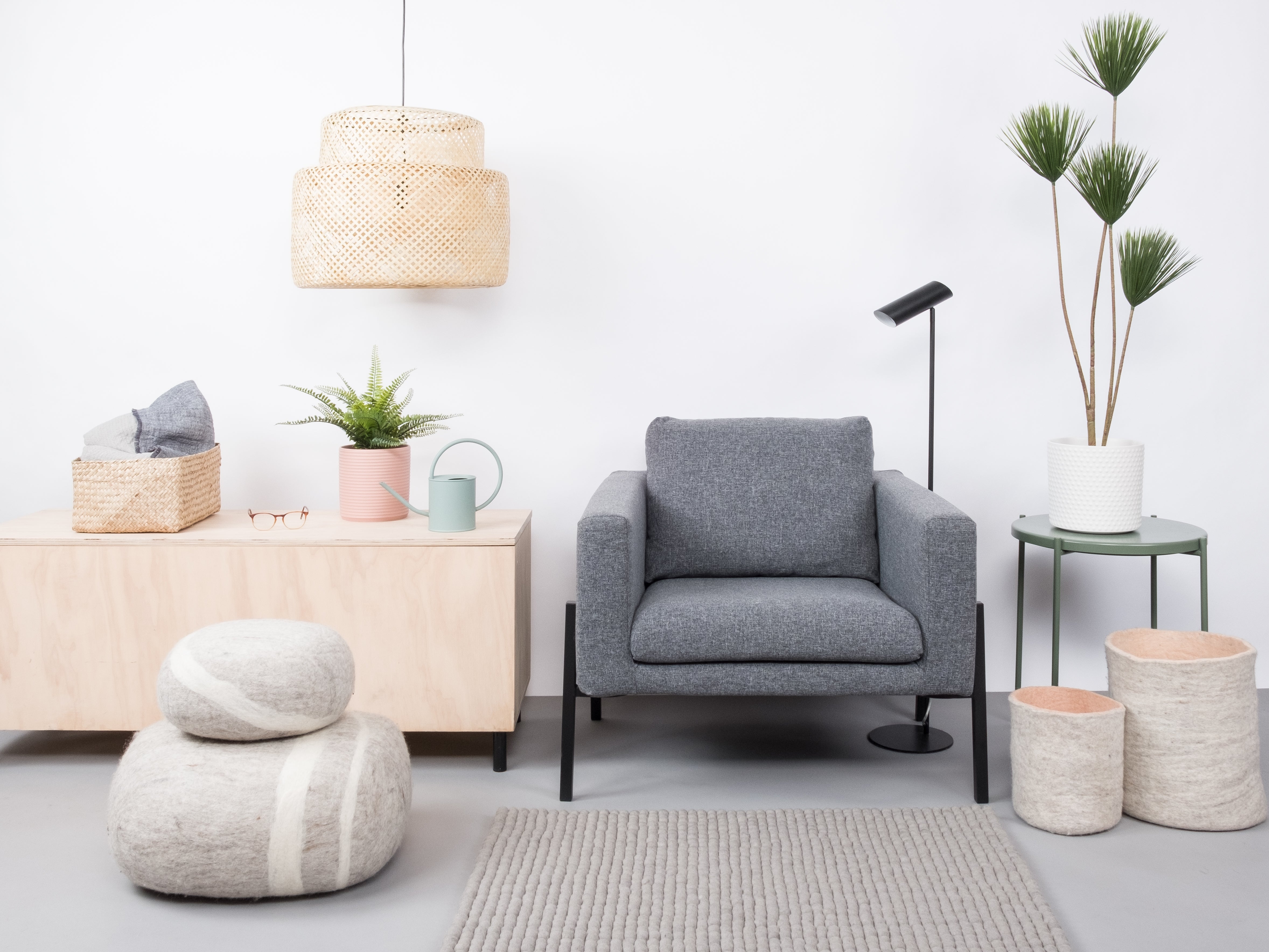 myfelt Luis Rugs Grau aus Schurwolle – Bild 5