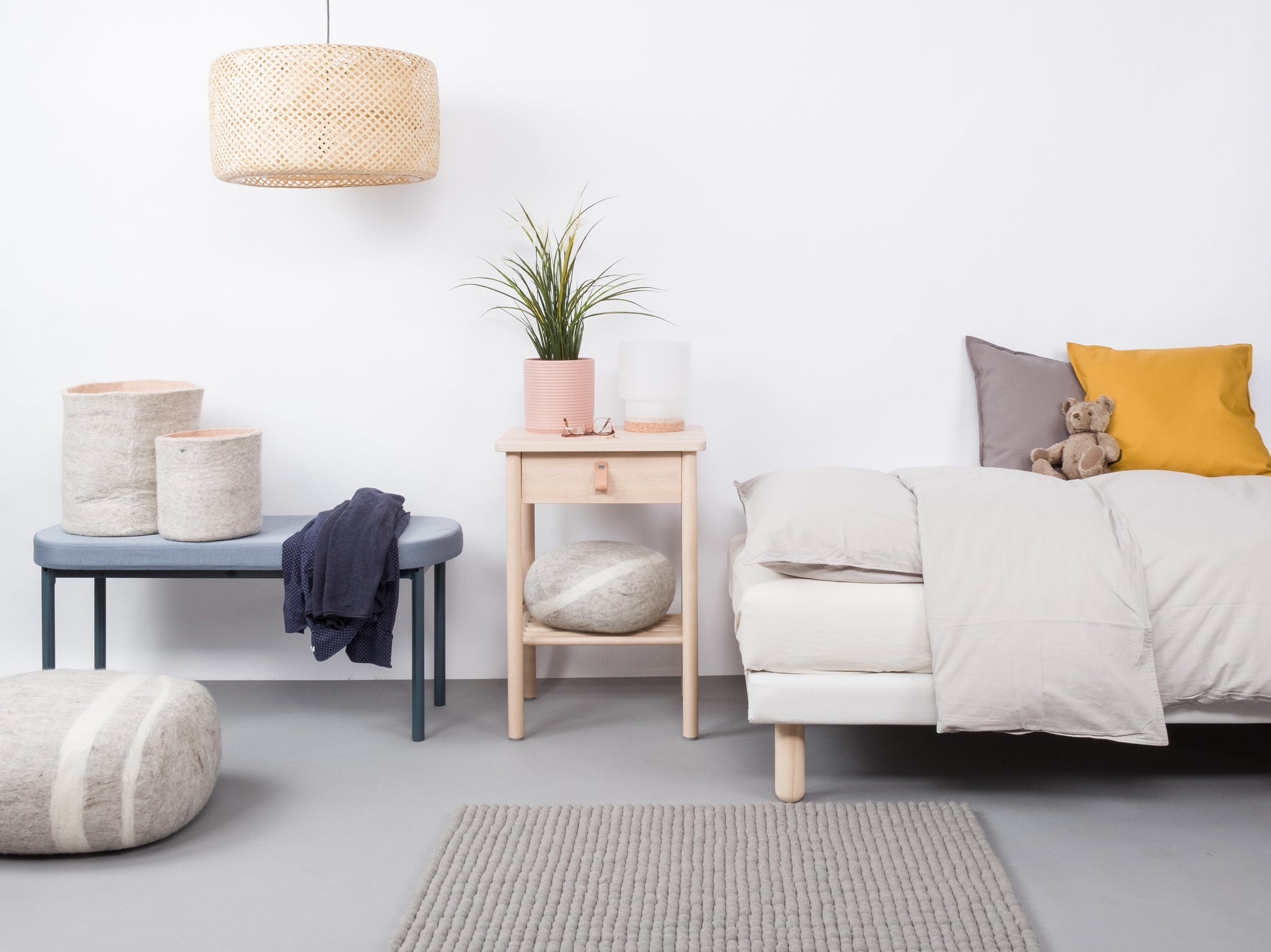 myfelt Luis Rugs Grau aus Schurwolle – Bild 4