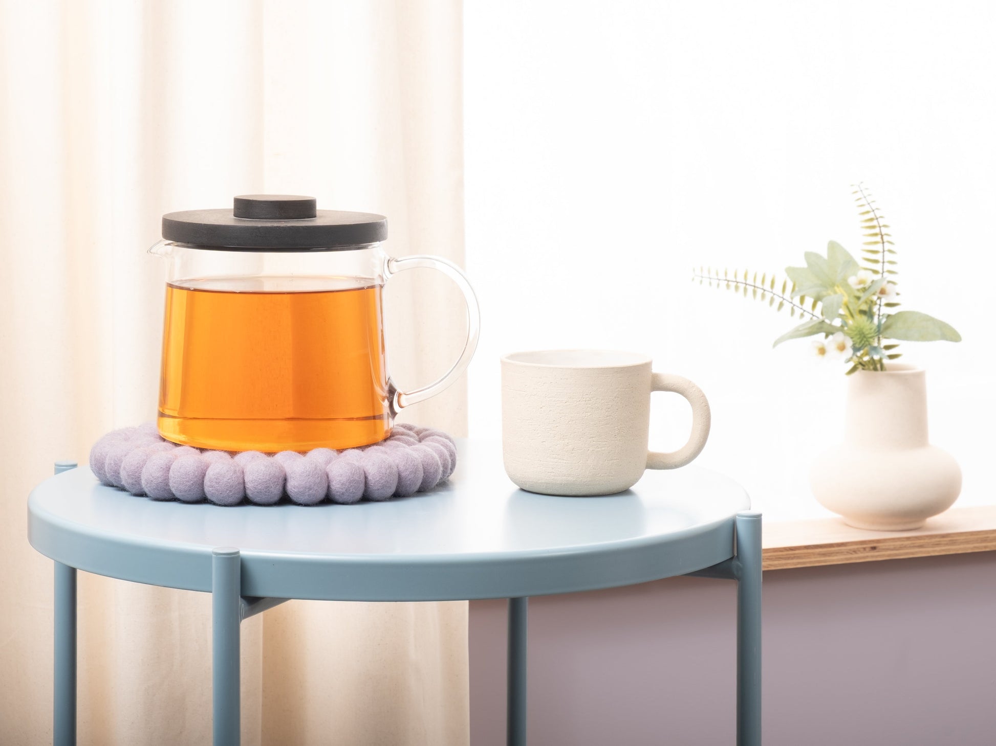 myfelt Marla Untersetzer Lila aus Schurwolle – Bild 3