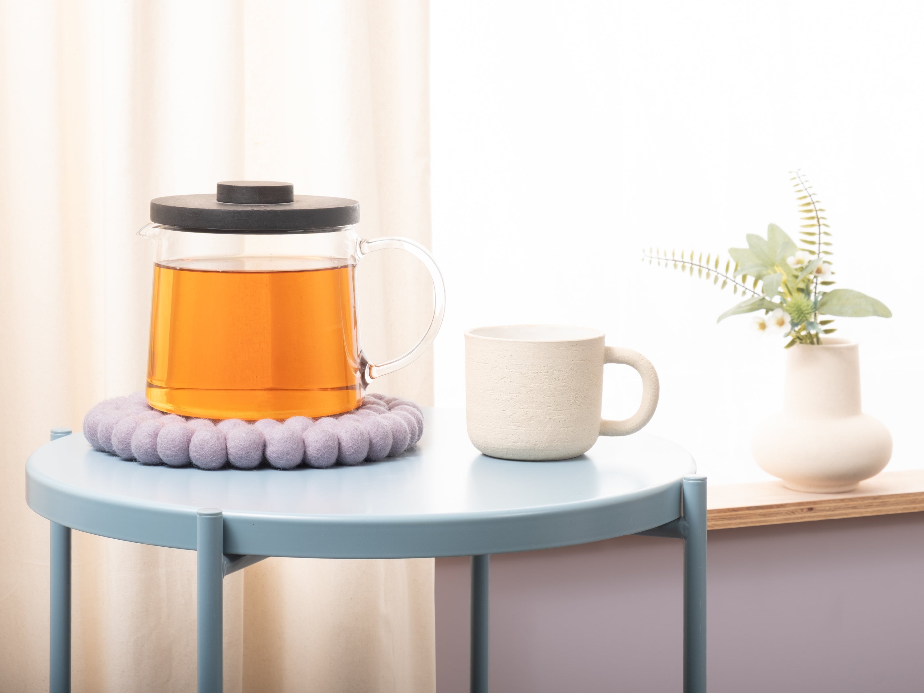 myfelt Marla Untersetzer Lila aus Schurwolle – Bild 3