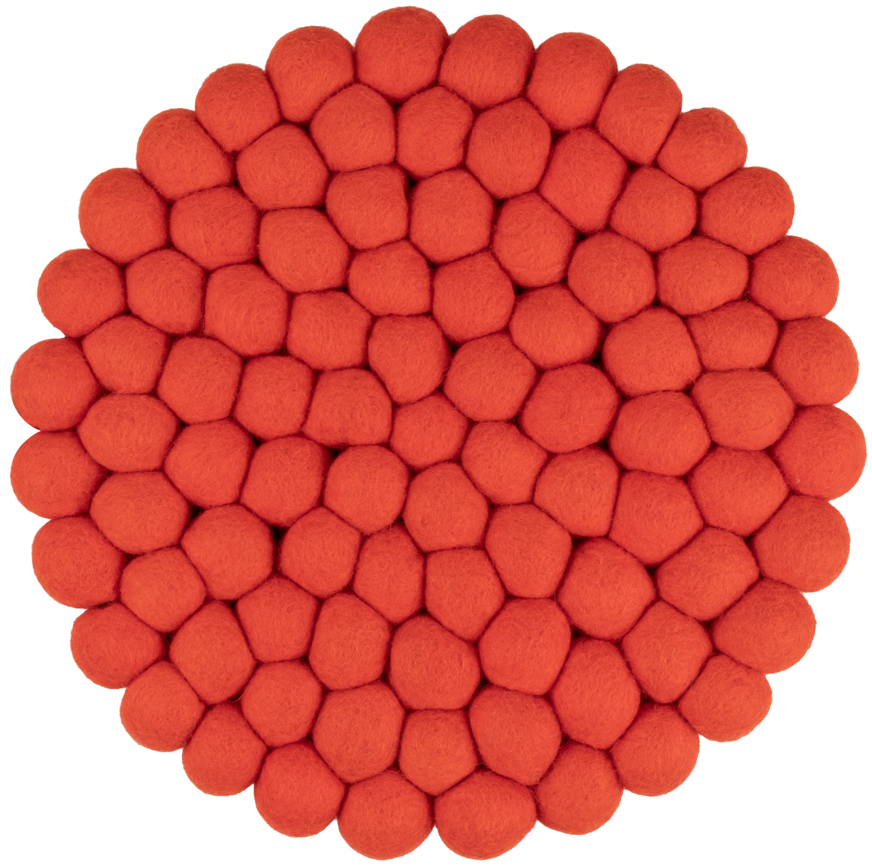 myfelt Mats Untersetzer Rot, Orange aus Schurwolle