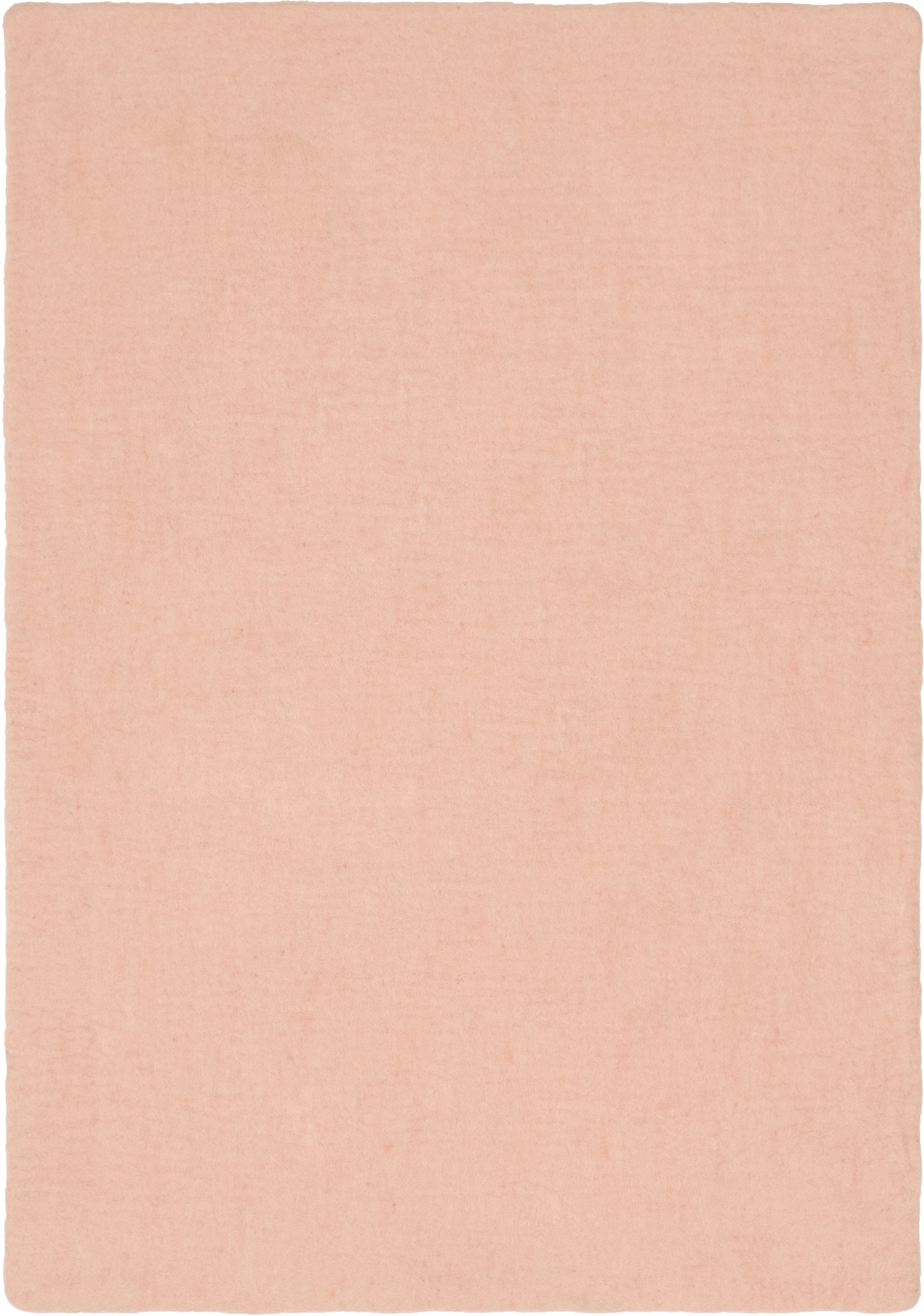 myfelt Merle Filzkugelteppich Rosa aus Schurwolle